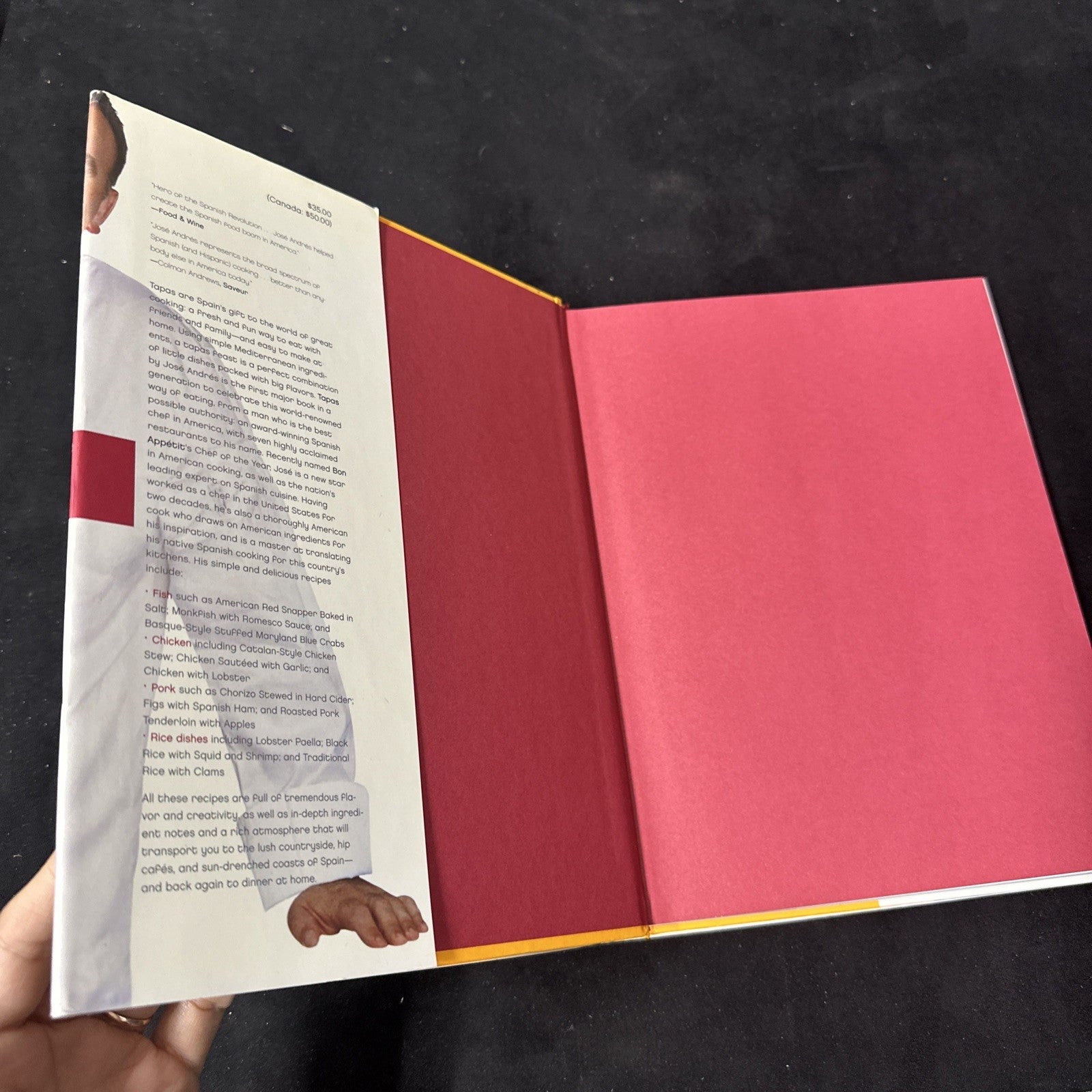 Tapas by Jose Andres Hardcover (10c)