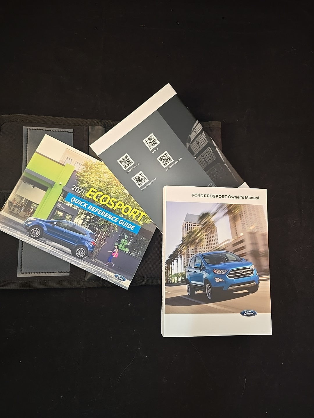 2021 FORD ECOSPORT OWNERS MANUAL BOOK SET + CASE   + NAVIGATION 10B