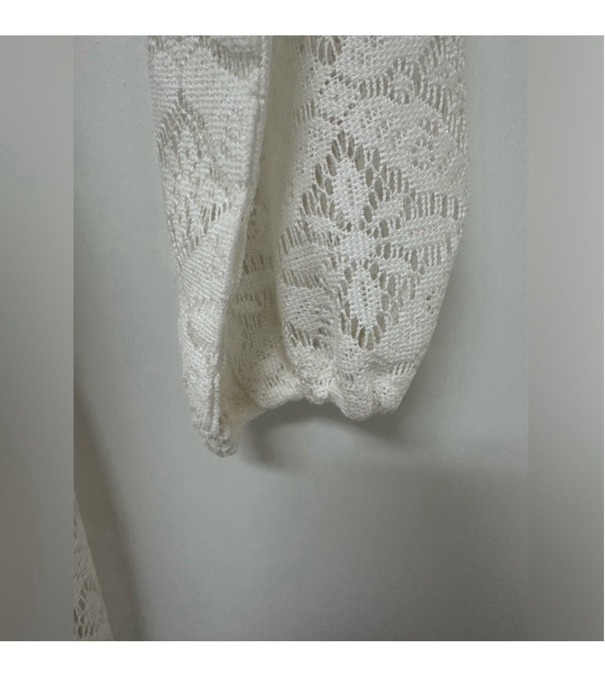 Hollister Women’s Medium Lace Boho Dress Cream Fully Lined Hippie Party 0101
