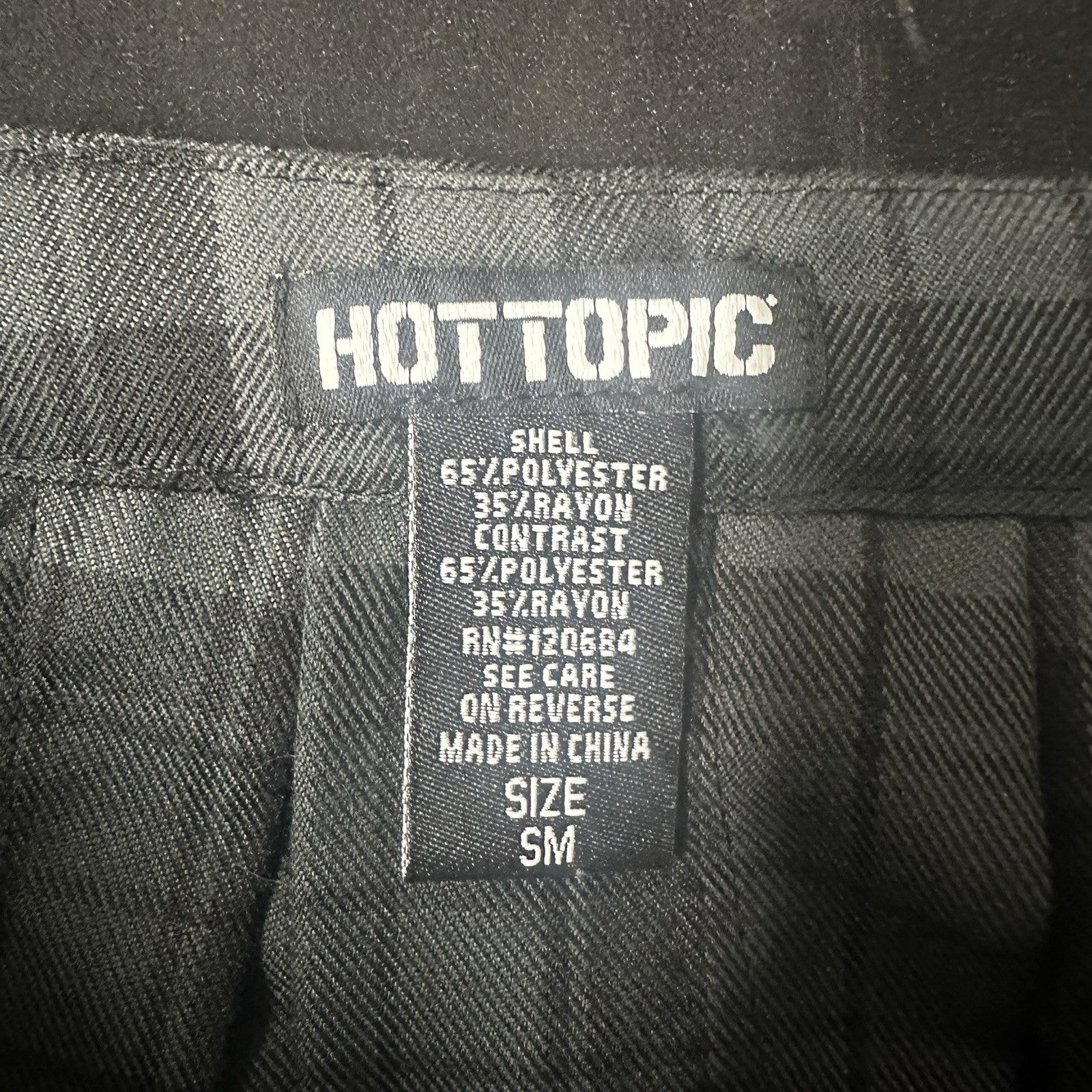 Hot Topic Plaid Goth Punk Rock Metal Mini 90s Y2K Skirt Women’s Small 0096