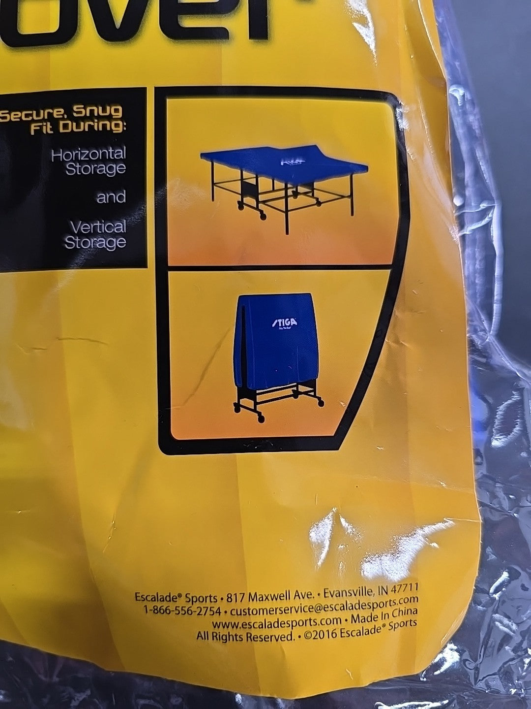 Stiga Table Tennis Ping Pong Accessories T1585 Tennis Table Cover 9A