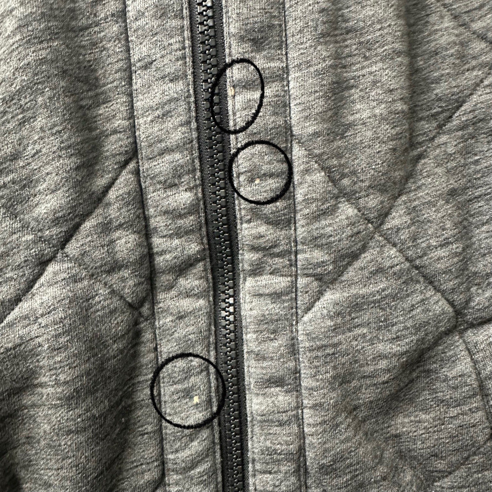 Lululemon Forever Warm Jacket Heathered Core Dark Grey Size 4 See Pics* Reverse