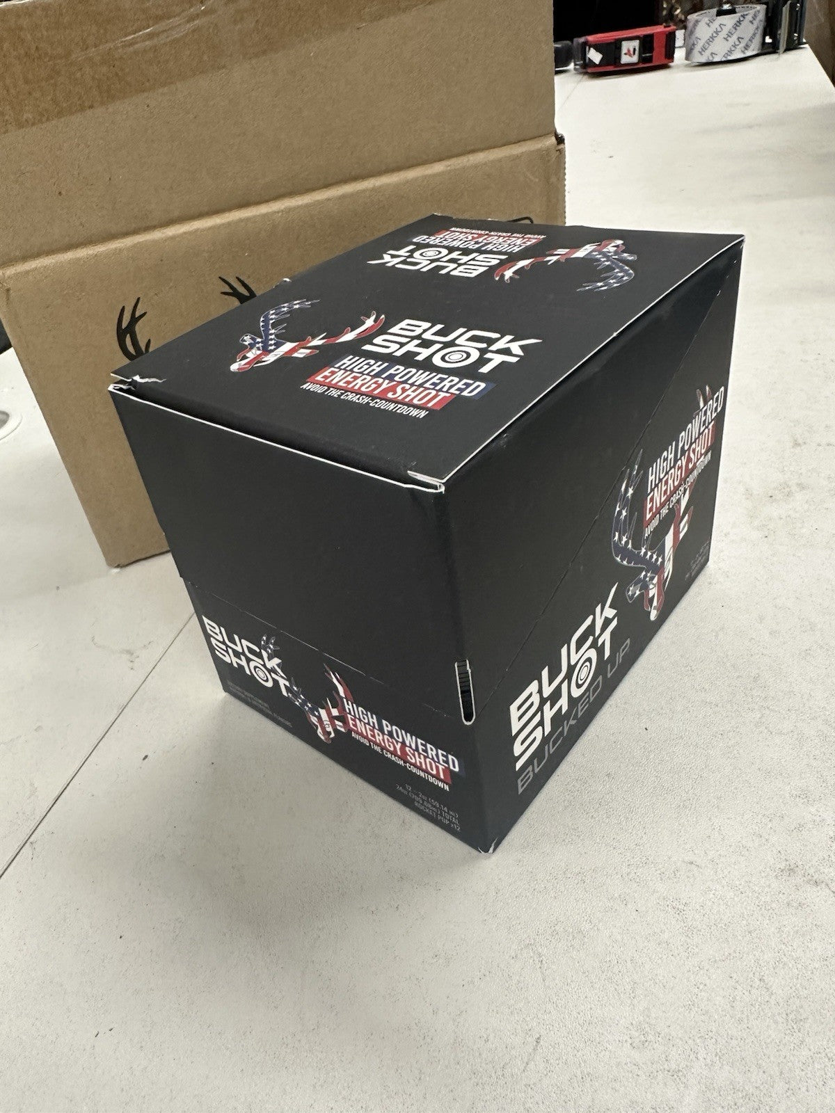 Bucked Up Buck Shot Energy Shot, Rocket Pop - Quantity 12