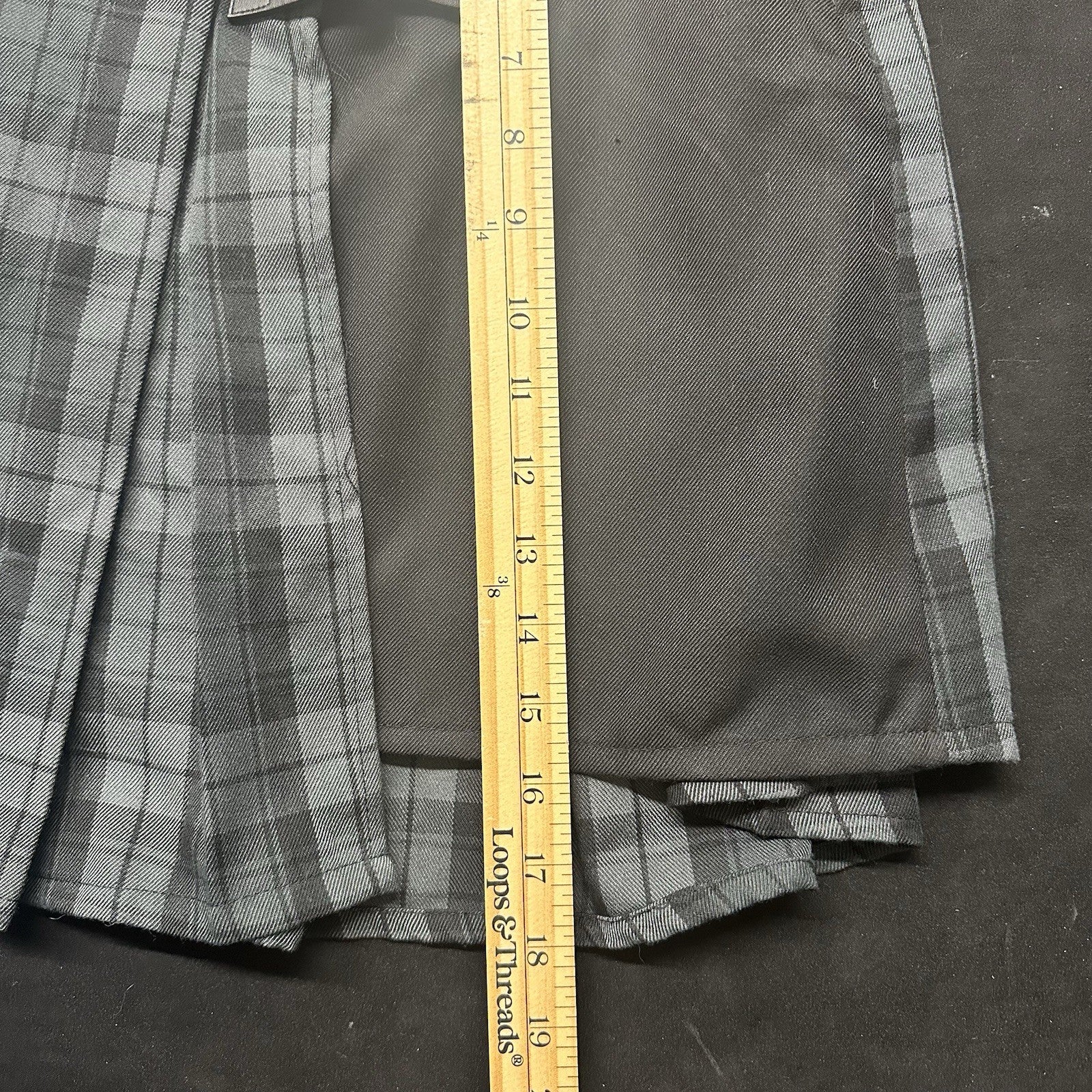 Hot Topic Plaid Goth Punk Rock Metal Mini 90s Y2K Skirt Women’s Small 0096