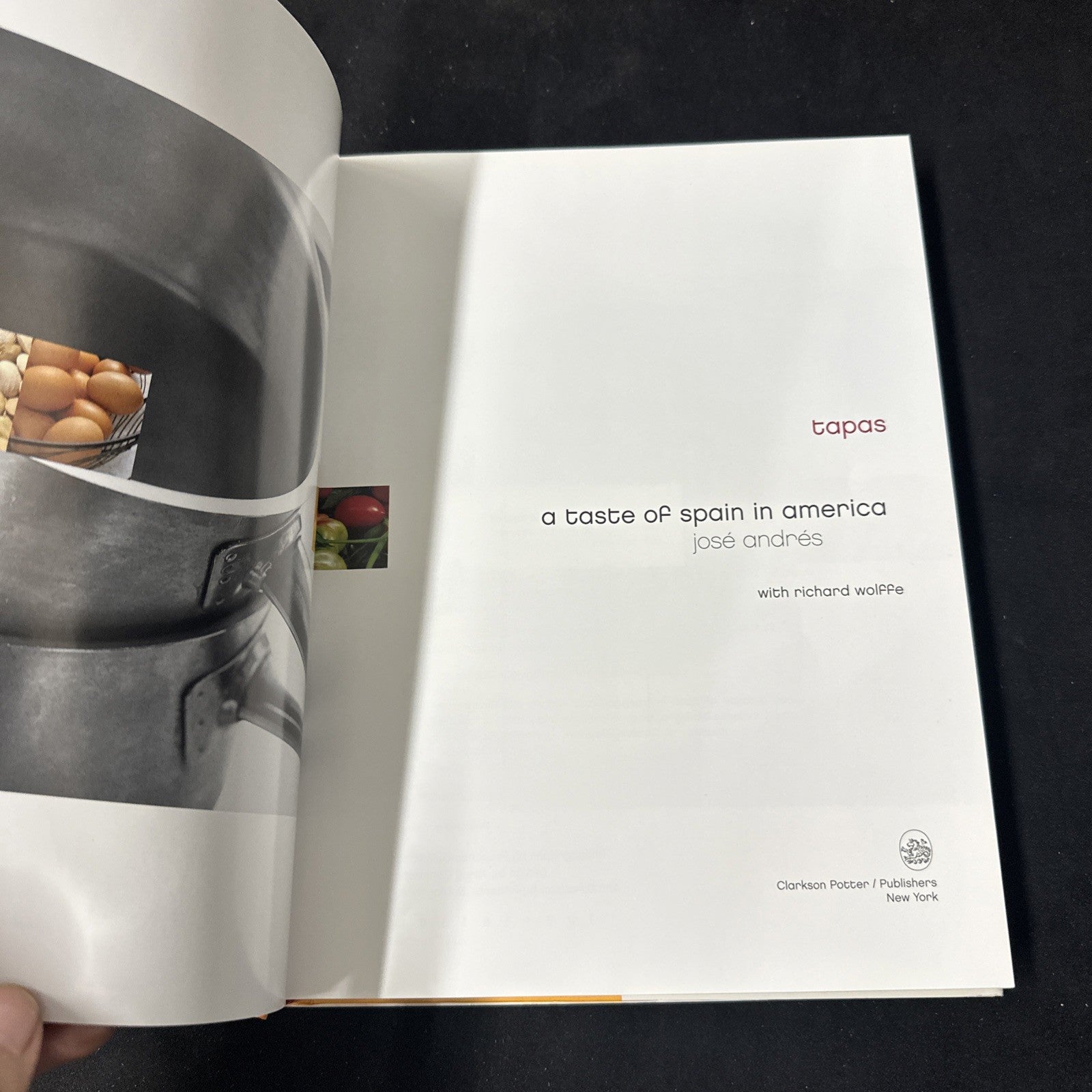 Tapas by Jose Andres Hardcover (10c)