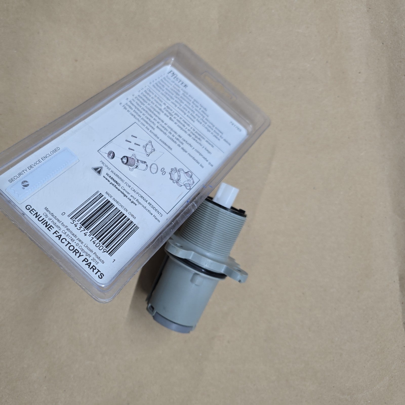 Universal Pressure Balance Cartridge Plastic Gray 150626
