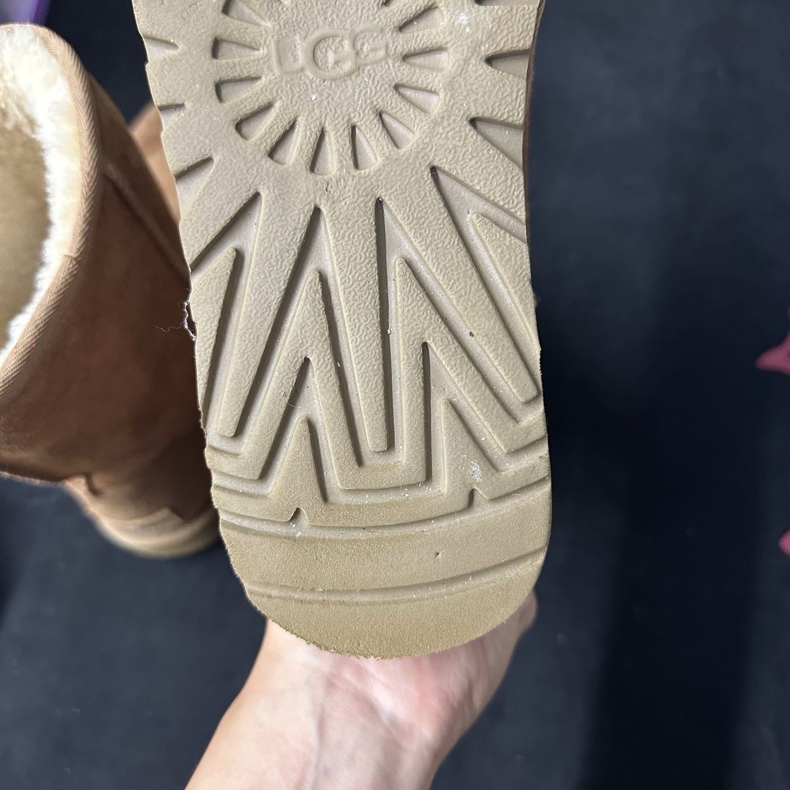 UGG 1016223 Classic Short II Brown Tan Boot for Women 4A