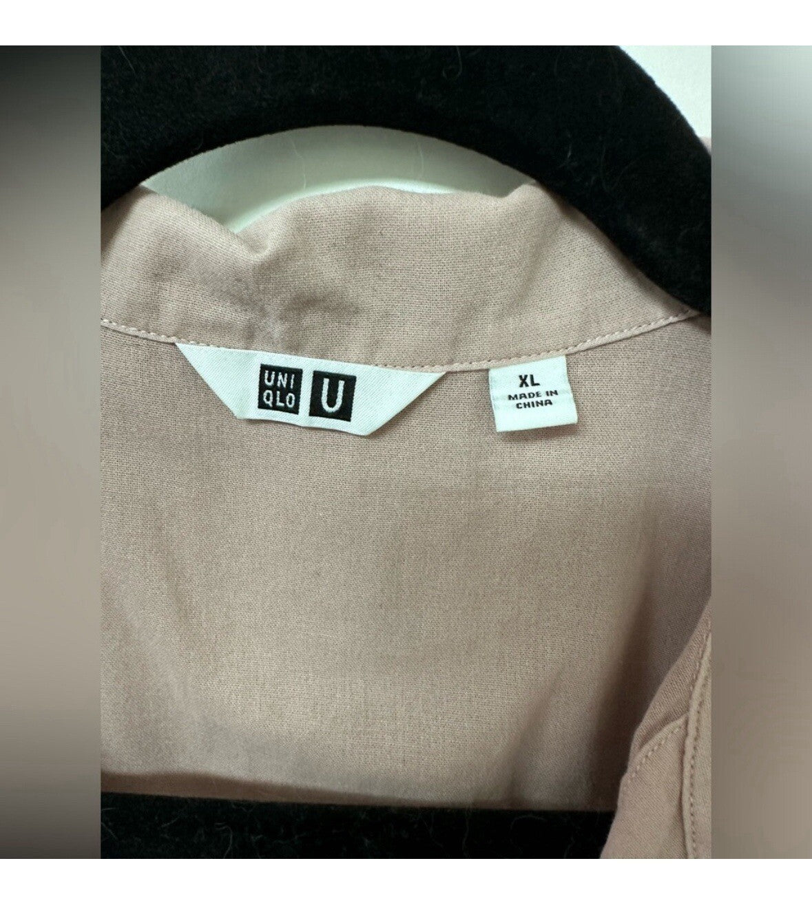 Uniqlo Woman’s XL 100% Cotton Blush Button Up 9.1