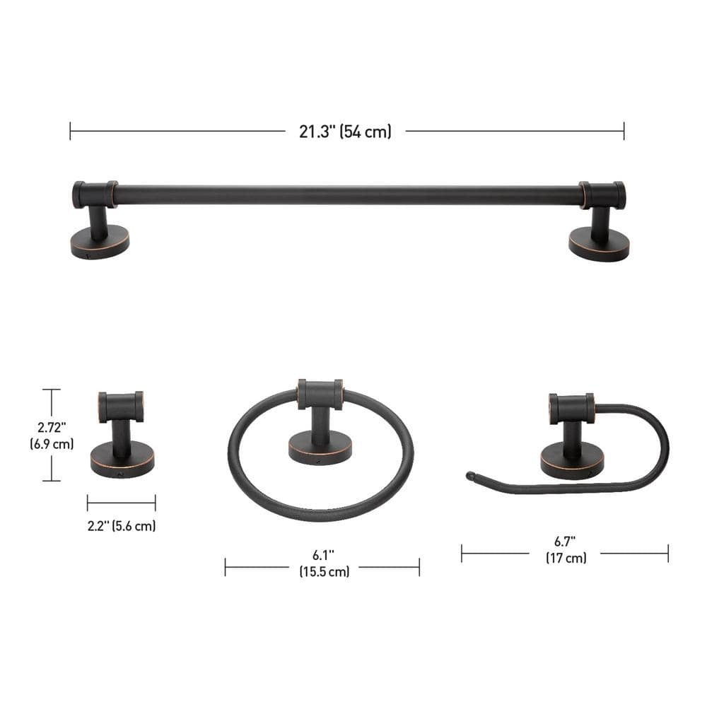 Camden Oil Rubbed Bronze Bathroom Vanity Light with Seeded Glass Shades 18B