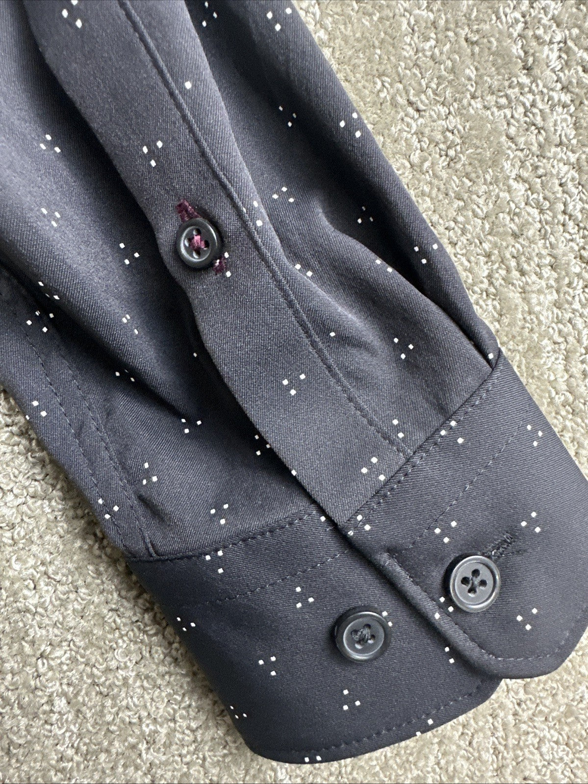 Men’s Express Extra Slim Performance XS 13-13.5 NWT Button Up  Long Sleeve (5.8)