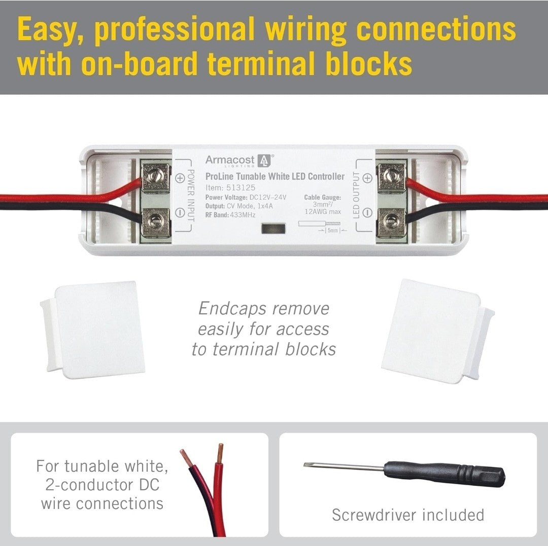 Armacost Lighting ProLine CCT Tunable White Lighting LED Controller 513125 4B