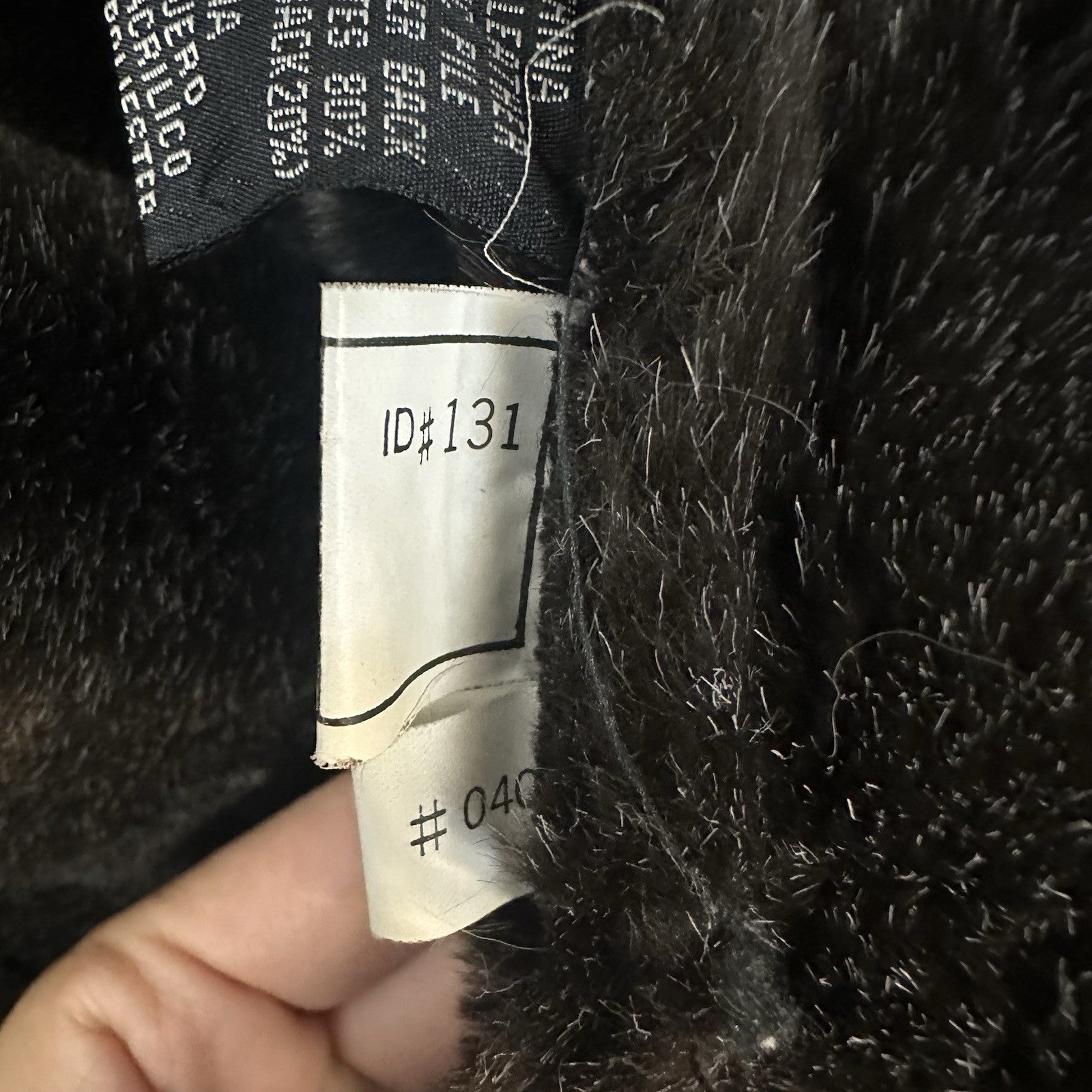 Women’s Colebrook & Co. Small Brown Leather Coat Faux Fur Lining