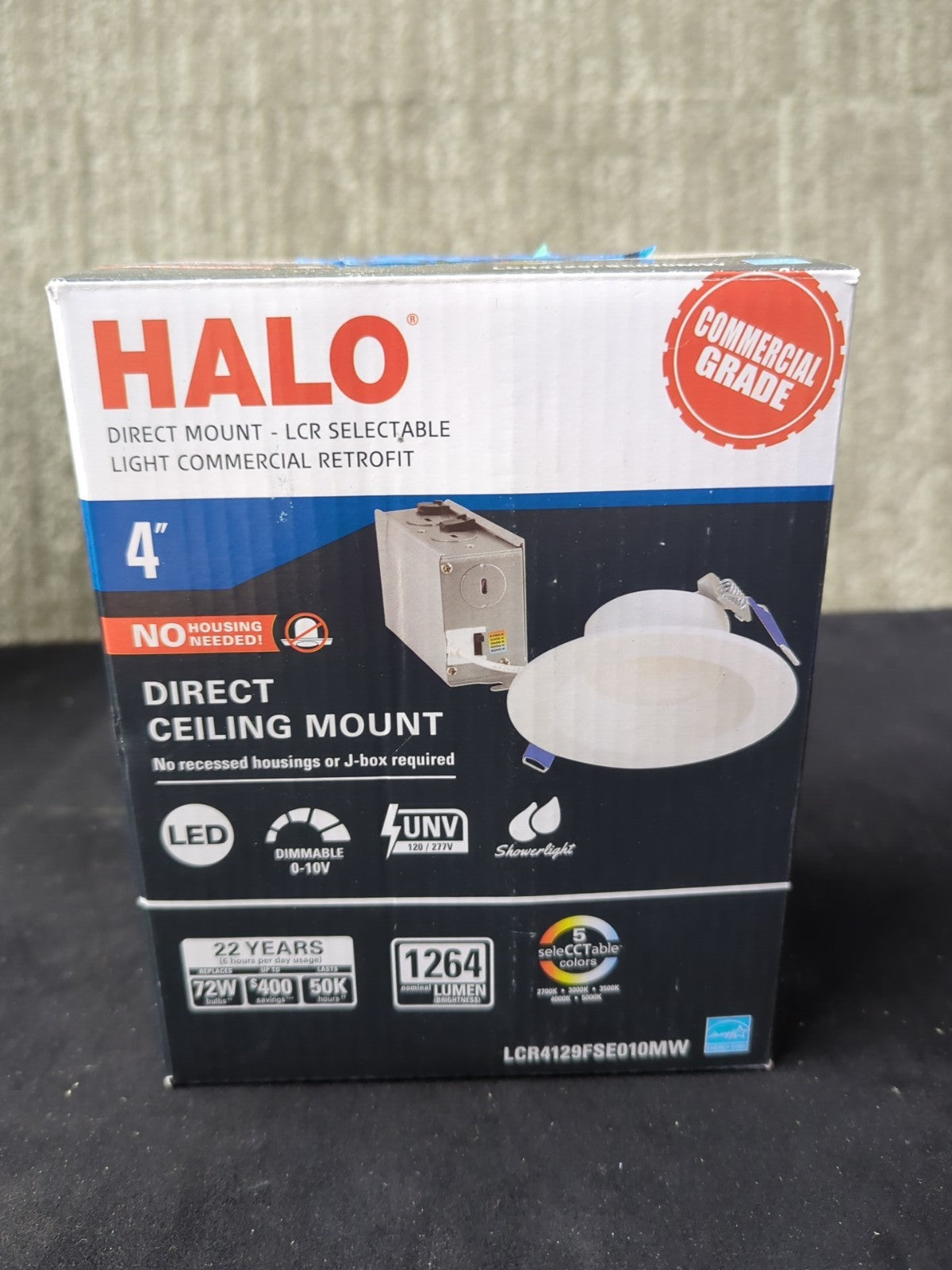 HALO LCR4 4 in. Soft White Selectable CCT Integrated LED Recessed Light 10A