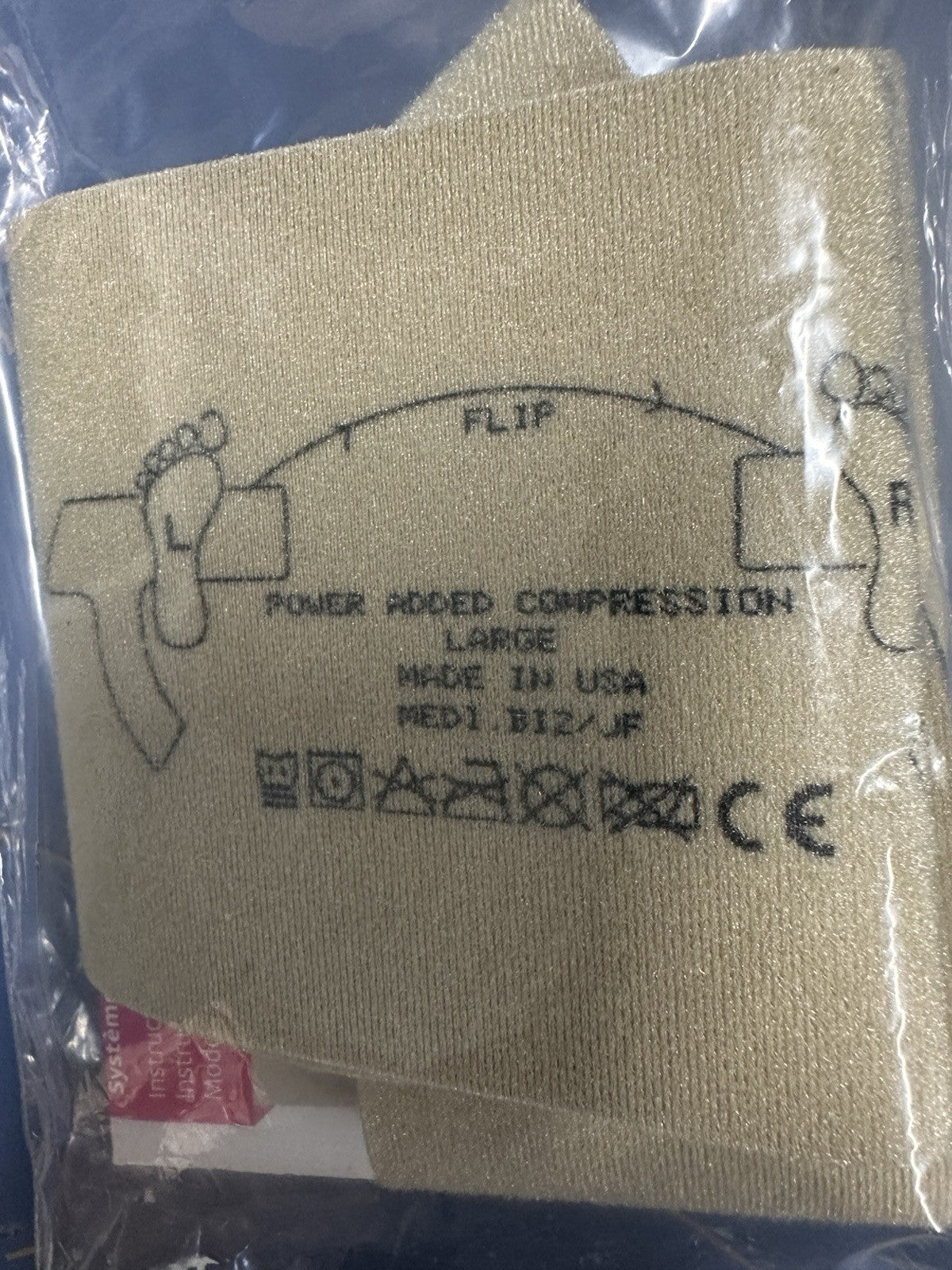 Medi Circaid Pac (Power Added Compression) Band Size Large Beige New 38350017C