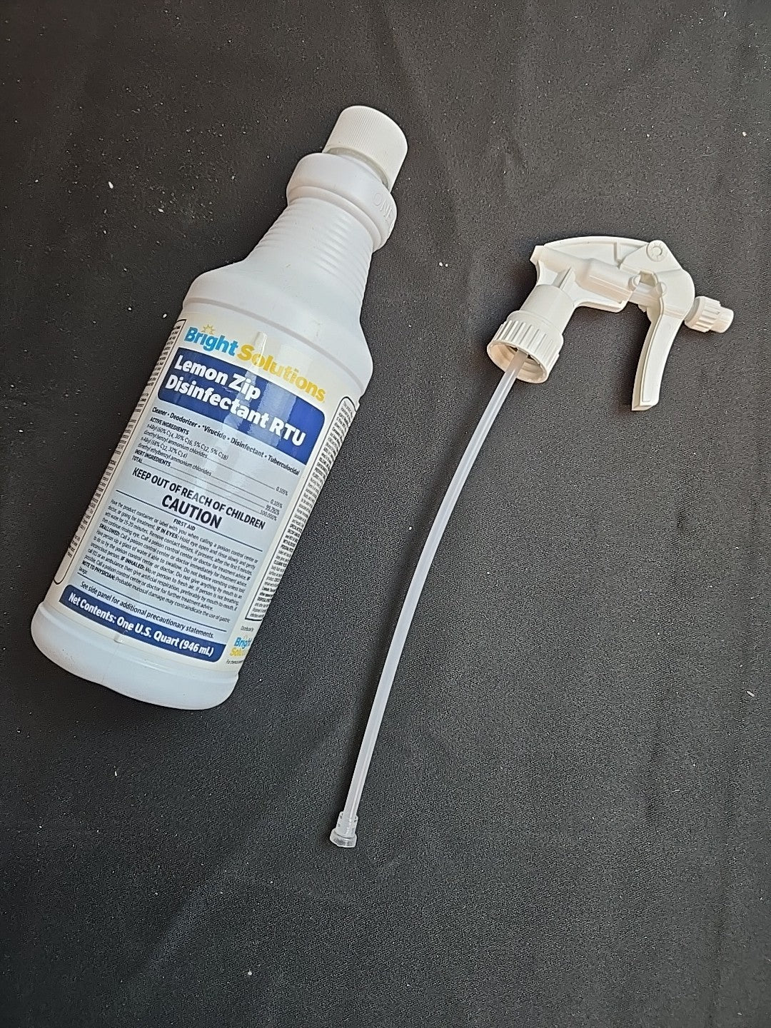 Bright Solutions Lemon Zip Disinfectant RTU