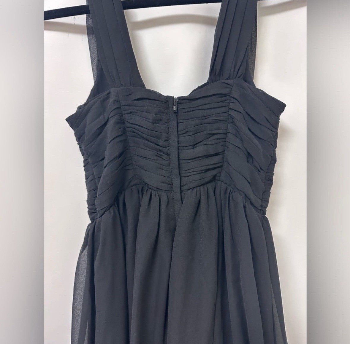 Woman’s H&M Size US 4. Lace Top, short black dress (0027)