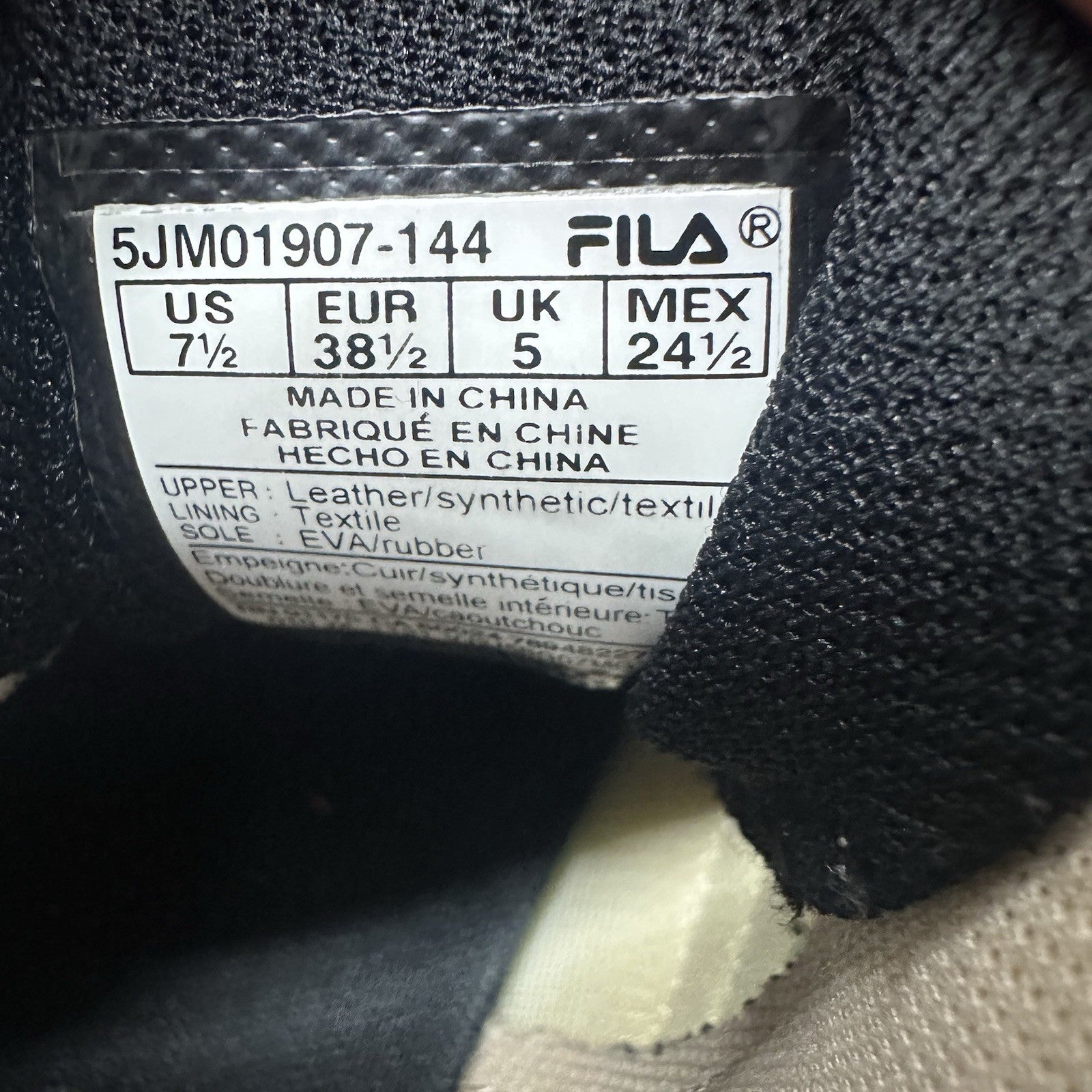 FILA Shoes Oakmont TR Women's Sneakers  5JM01907-144 US Size 7.5 (5b)
