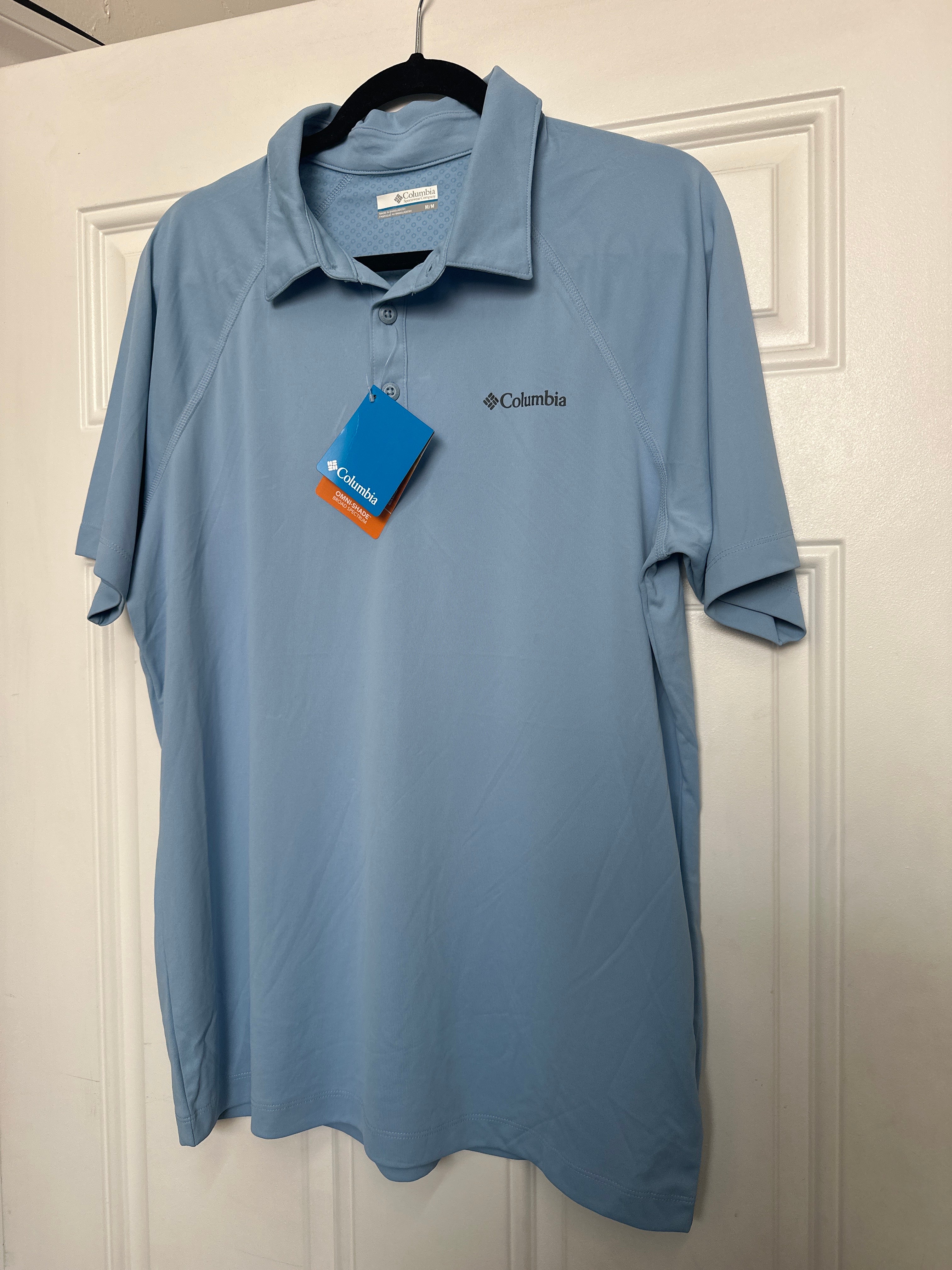 Columbia NWT Men’s Blue polo