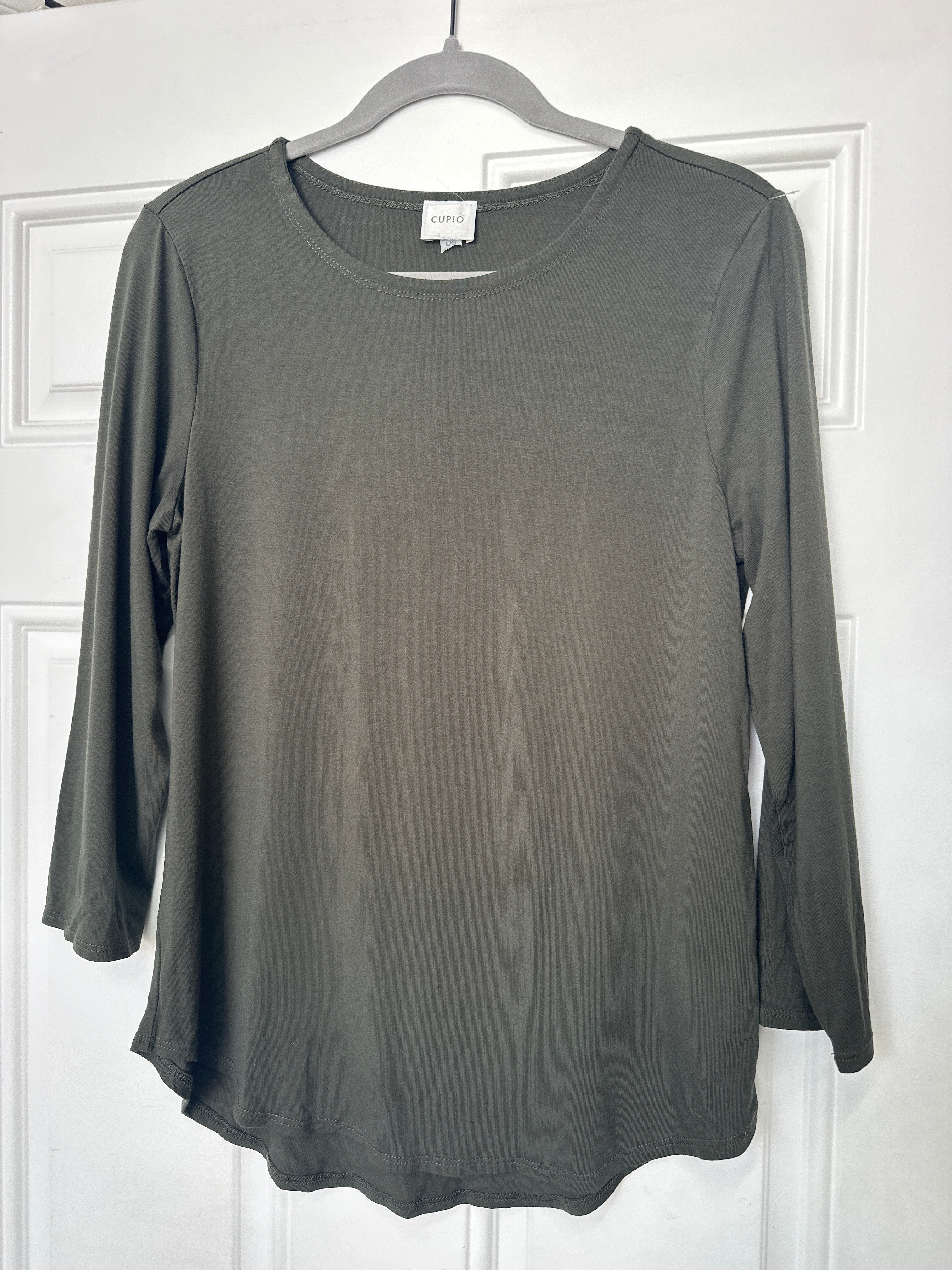 Women’s Cupio Hunter Green Top Large