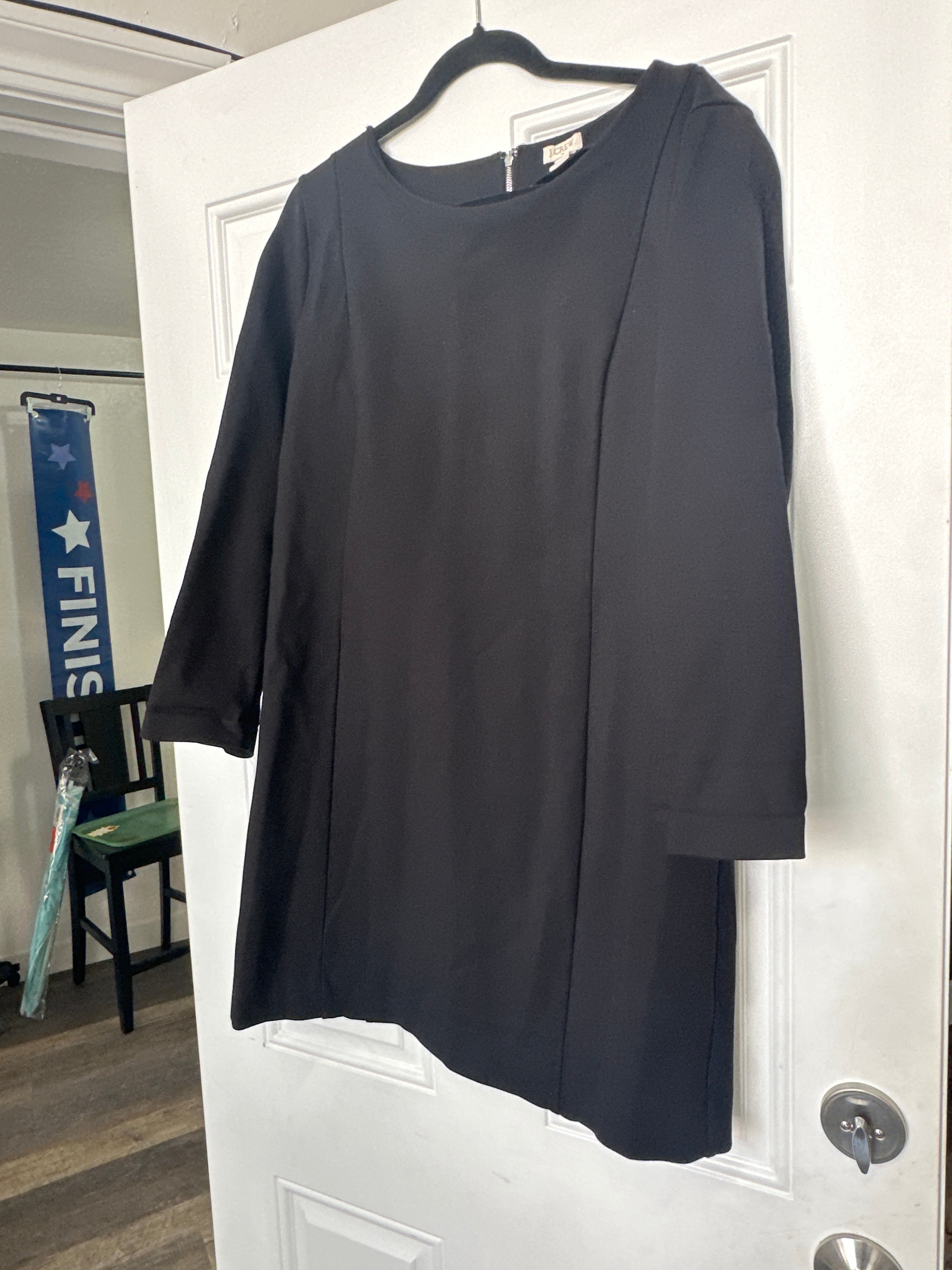 J. Crew XL black dress