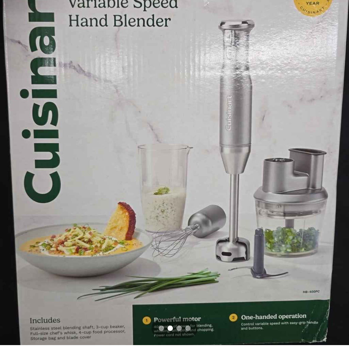 Cuisinart HB-400PC Smart Stick Variable Speed Hand Blender