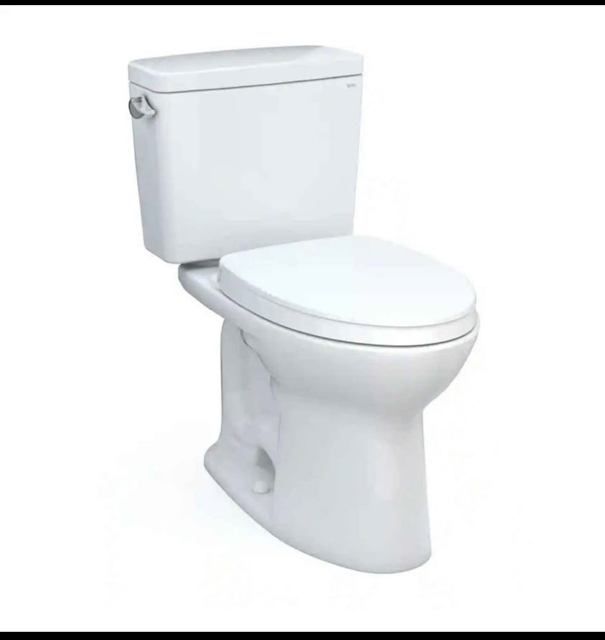 Drake 12 in. Rough In Two-Piece 1.6 GPF Single Flush Elongated Toilet in Cotton White, SoftClos