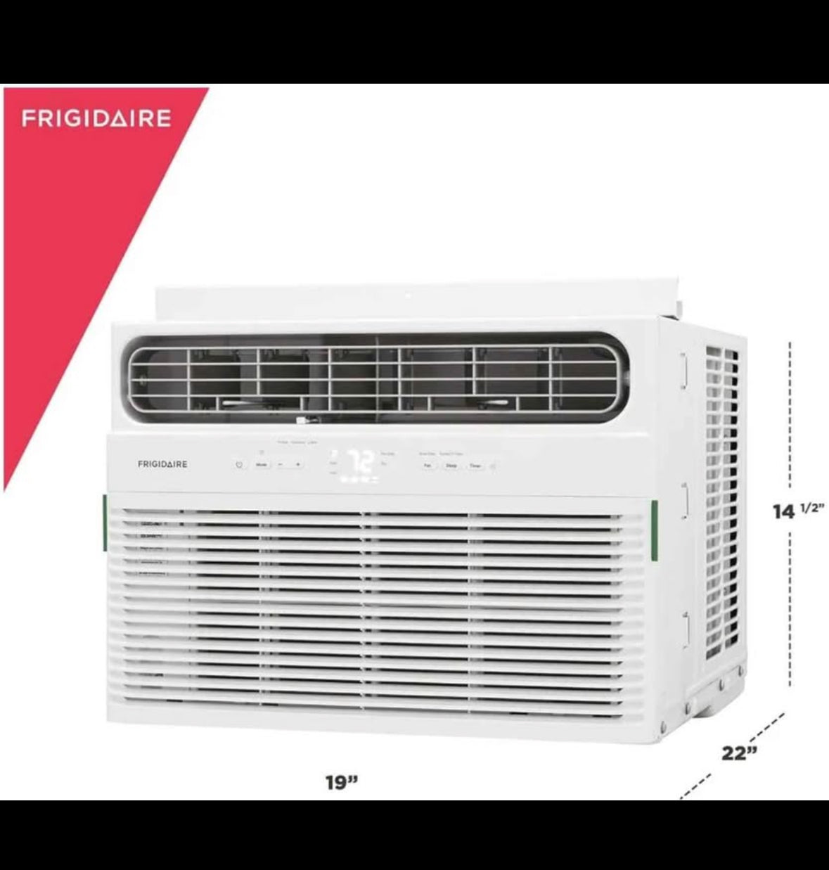 Frigidaire FHWH124WB2 Window Air Conditioner/ Heater12,000 BTU, White
