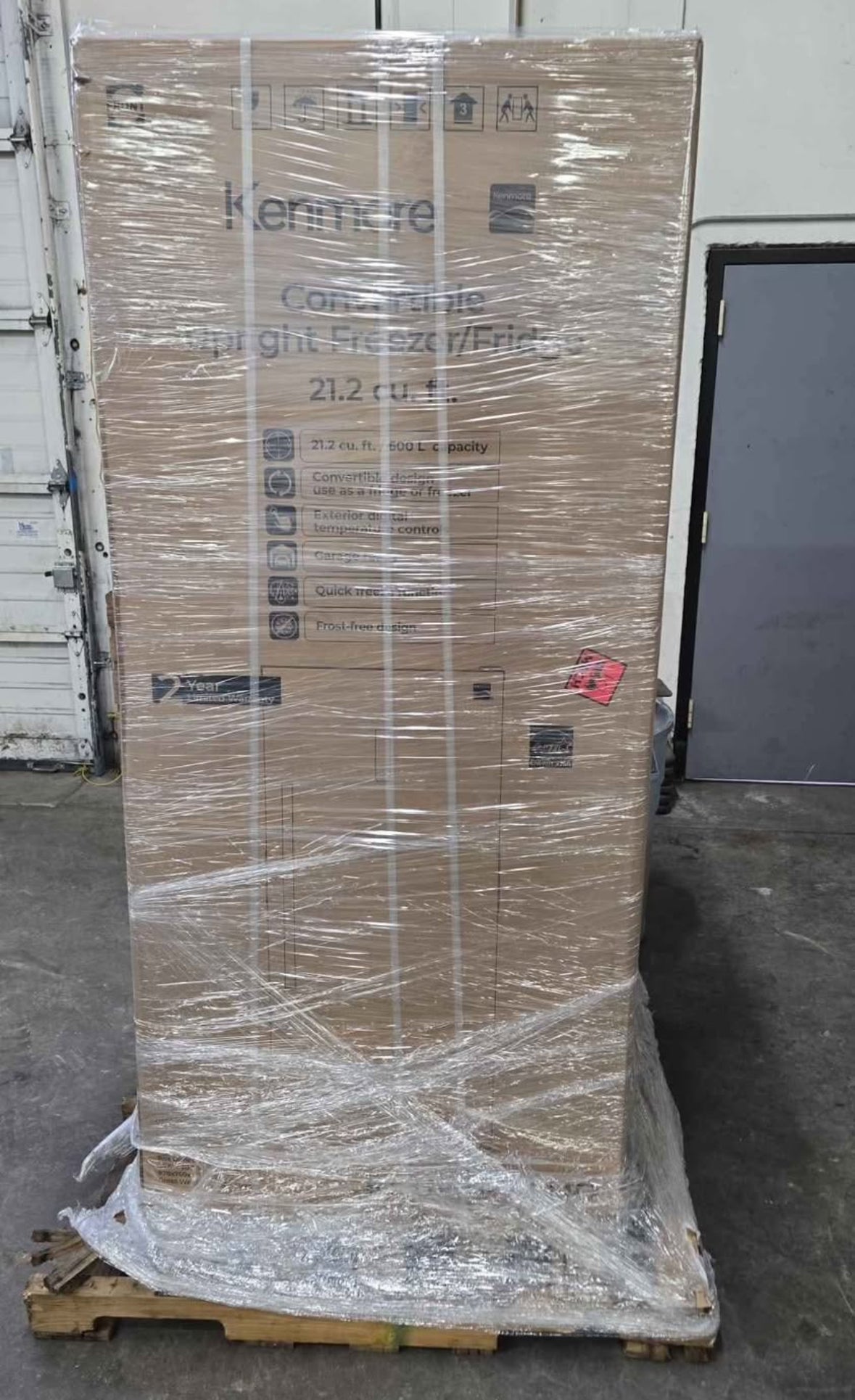 Kenmore New Upright Freezer 21 cu. ft.