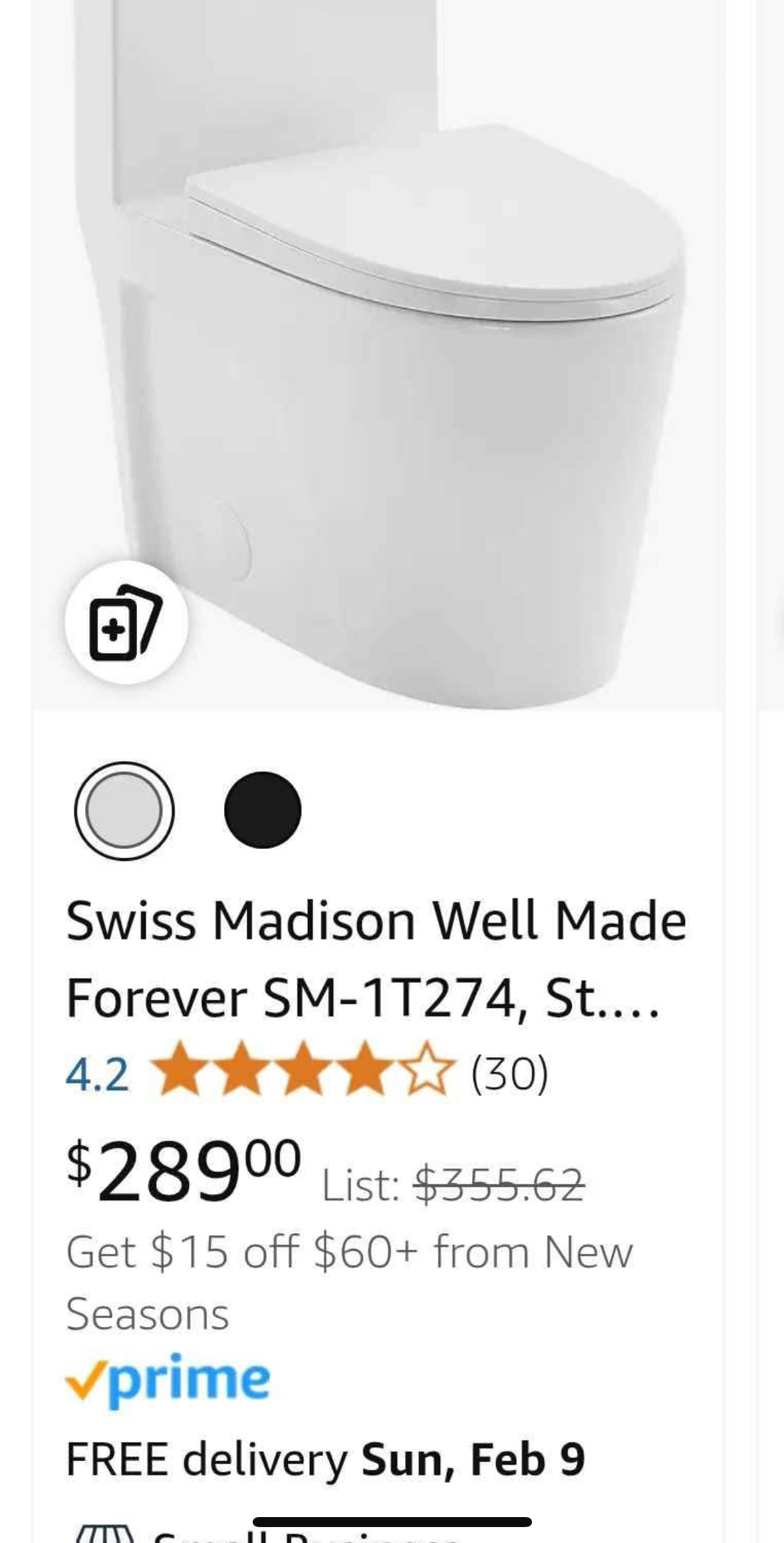 Swiss Madison Toilet
