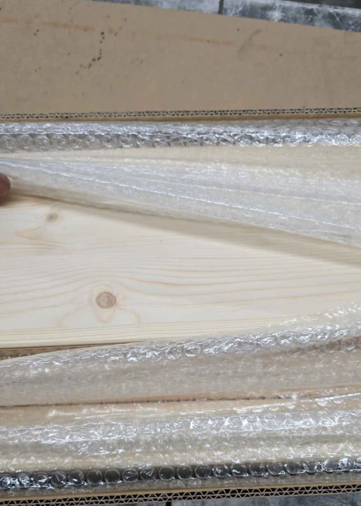 84" X 36" Frameless K-Barn Door