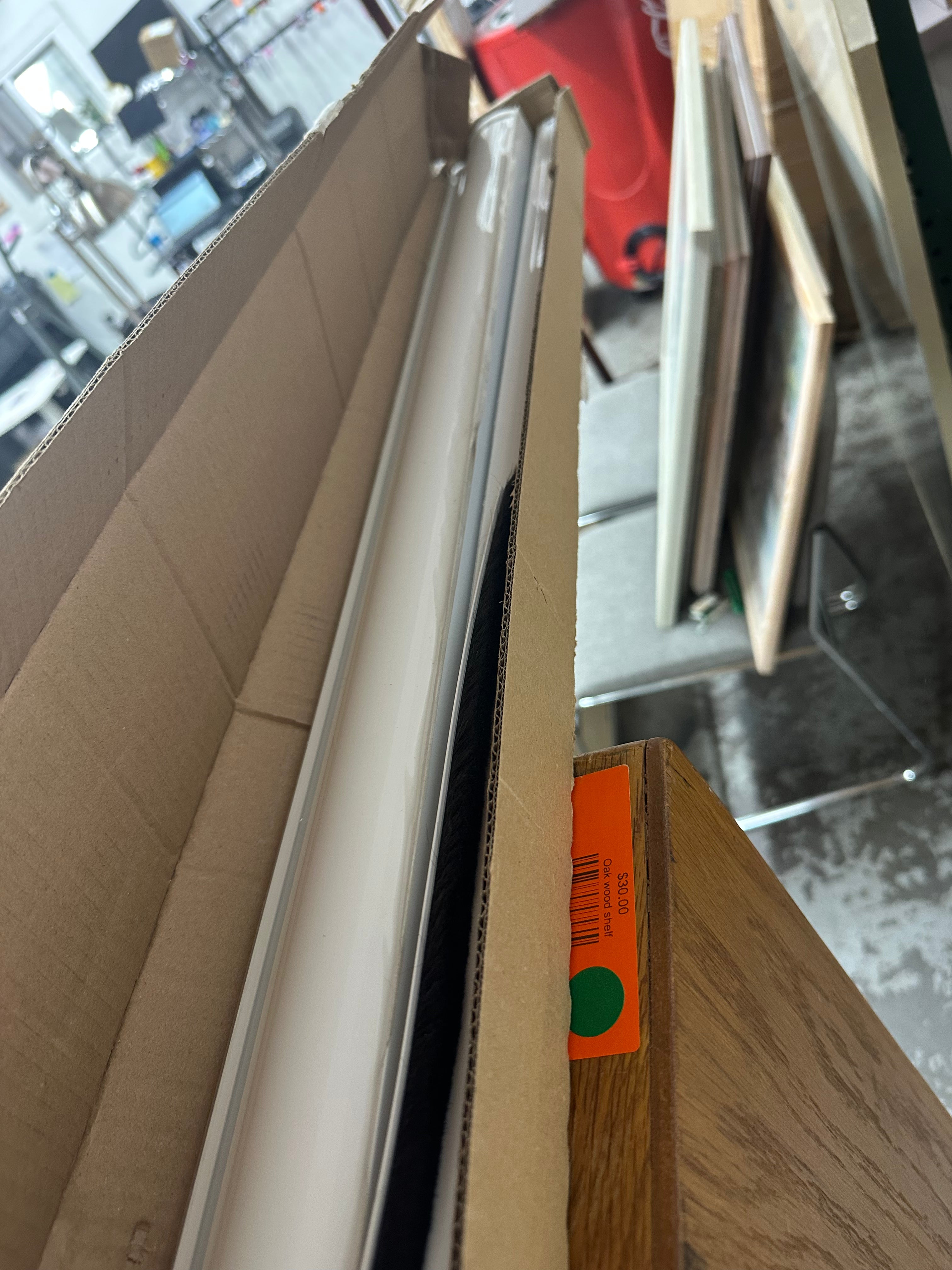 White Retractable screen door single door