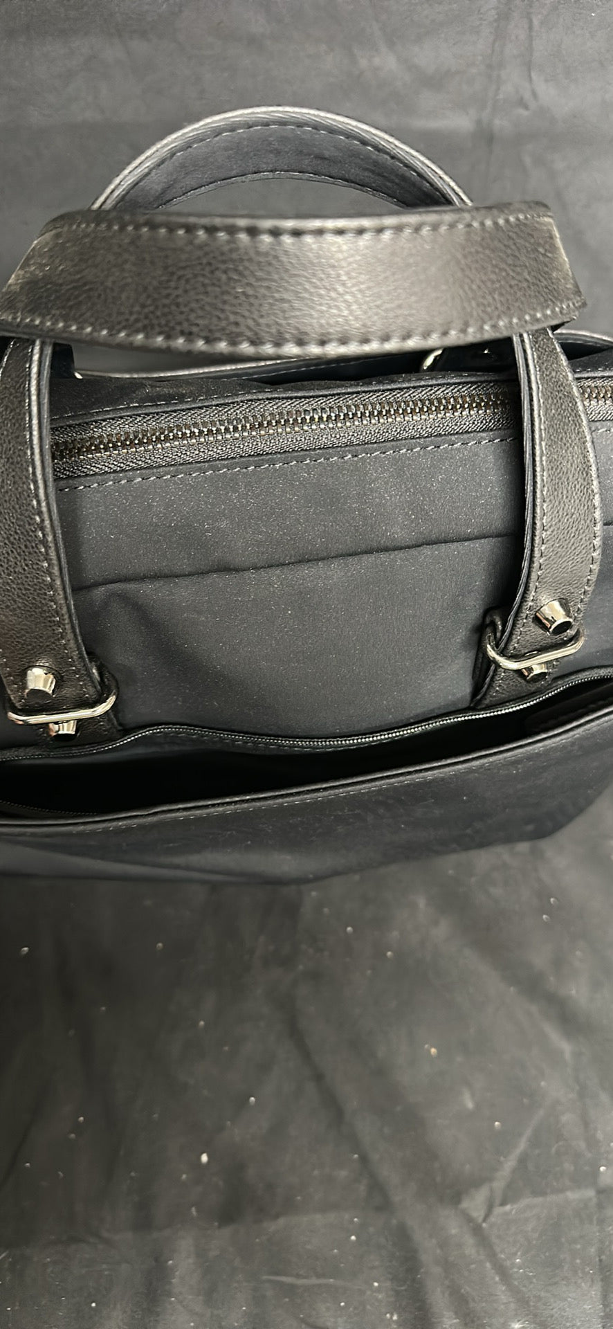 Haerfest Black Apollo Satchel Briefcase Shoulder Bag