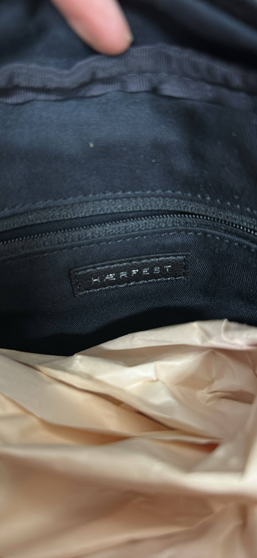 Haerfest Black Apollo Satchel Briefcase Shoulder Bag