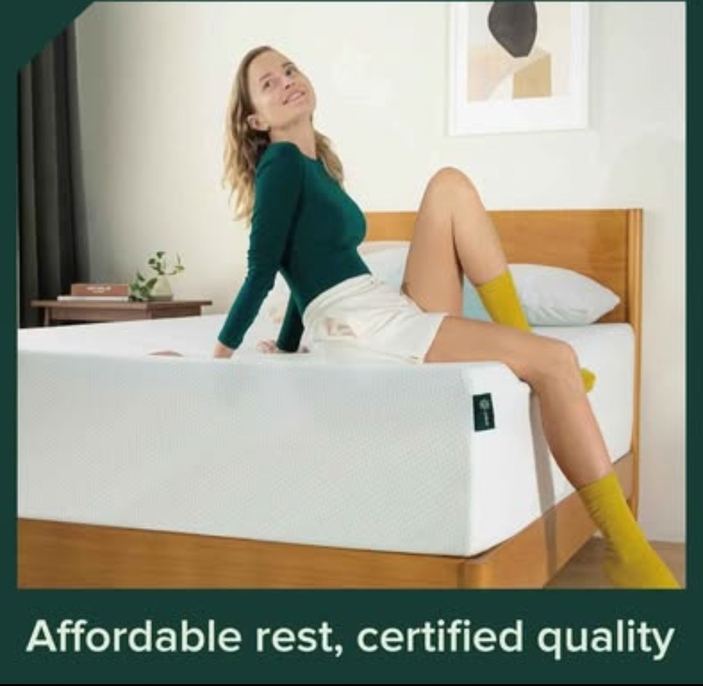 ZINUS 12 Inch Green Tea Memory Foam Mattress [New Version], King, Fiberglass free, Medium Firm Feel, Zoned Pressure Relief, Certified Safe Foams & Fabric, Mattress in A Box