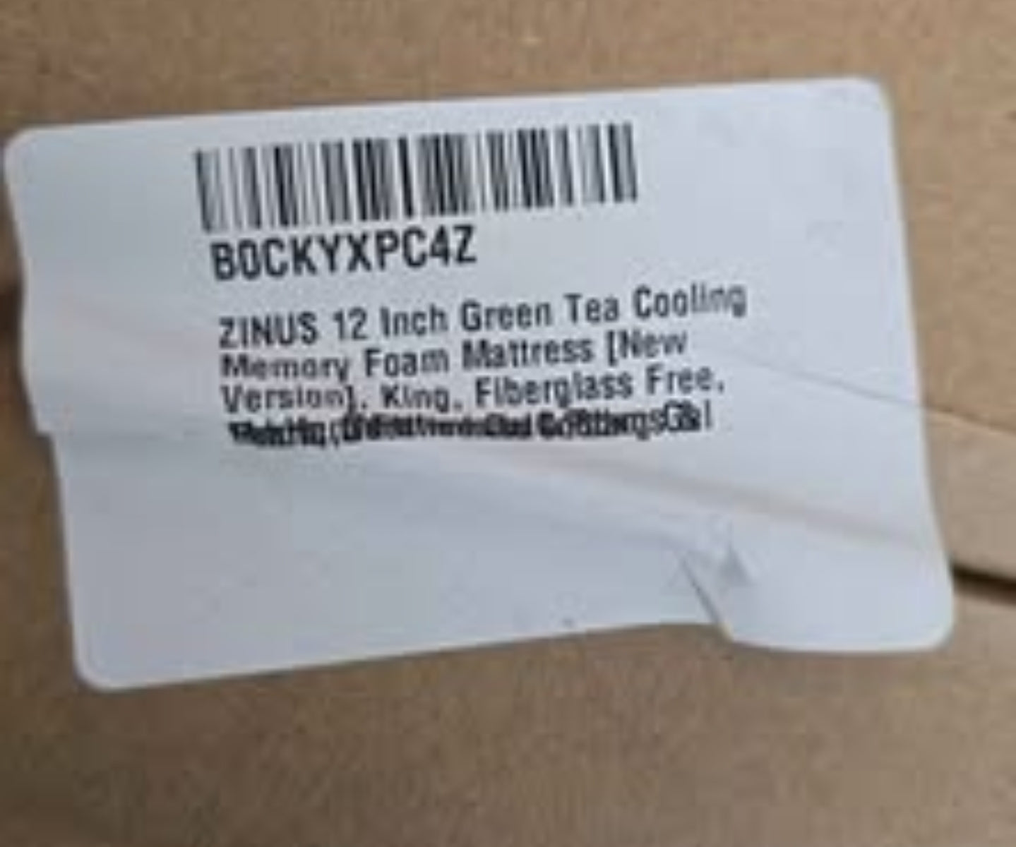 Brand New (king size) 12 Inch Green Tea Cooling Memory Foam Mattress