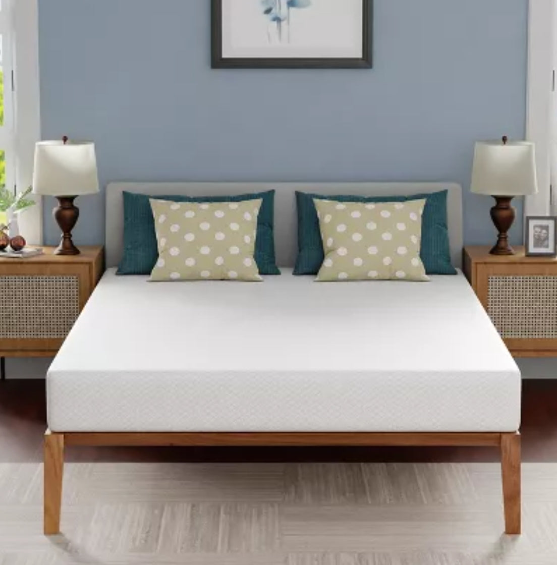 FDW 8 inch Mattress Gel Memory Foam Mattress for Cool Sleep & Pressure Relief/CertiPUR-US Certified/Bed-in-a-Box/Pressure Relieving