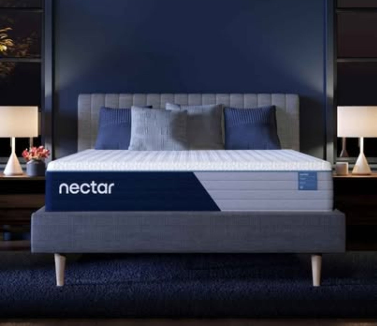 Nectar Classic Hybrid 12” Full Mattress (New Version) - Medium Firm - Contouring Memory Foam & Inner