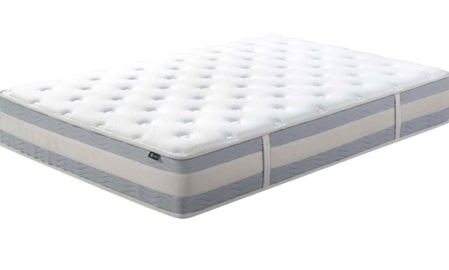 12 Inch Full Cooling Comfort Support Hybrid Mattress [New Version], Fiberglass Free, Medium Plush,