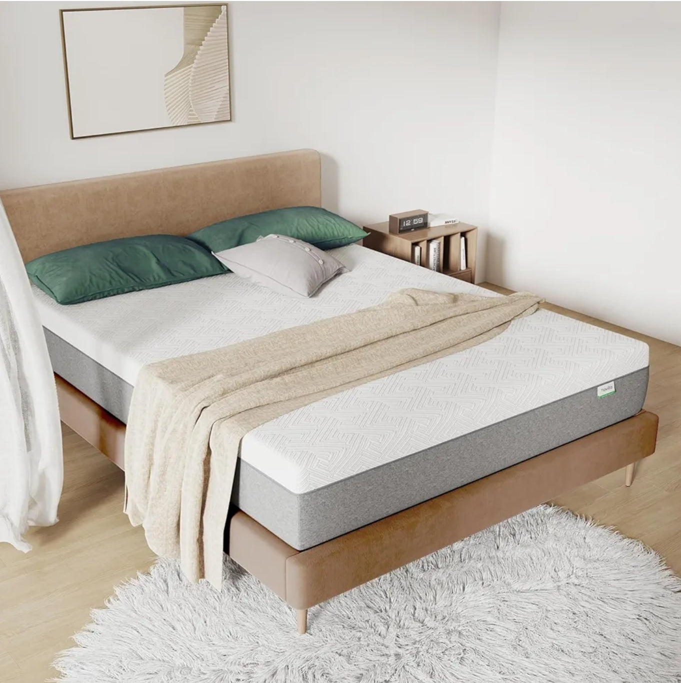 Novilla Full Size Mattress, 10 inch Full Gel Memory Foam Mattress for Cool Night & Pressure Relief