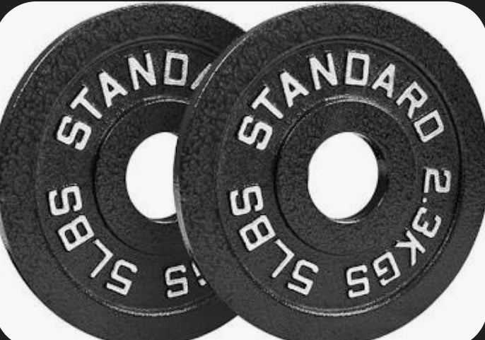 Two 5LB Weight Plates