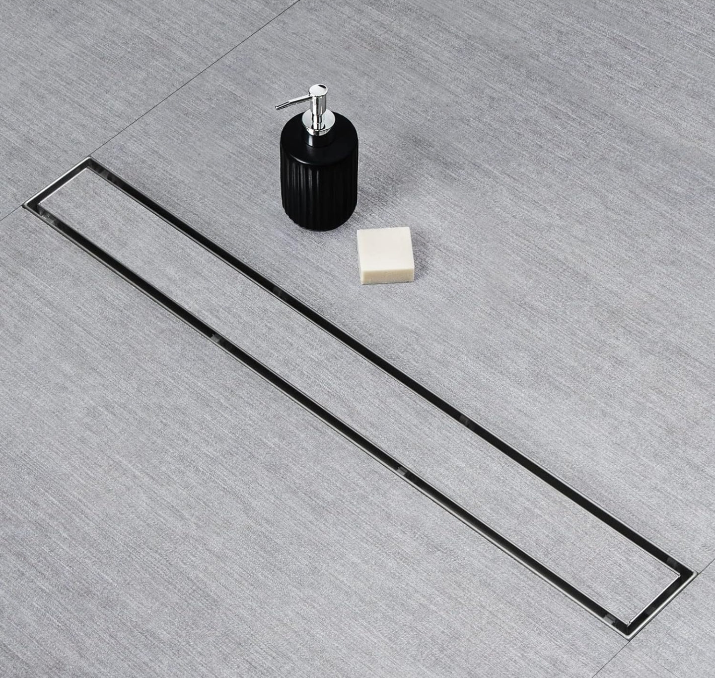 SaniteModar Linear Shower Drain, Hair Filters