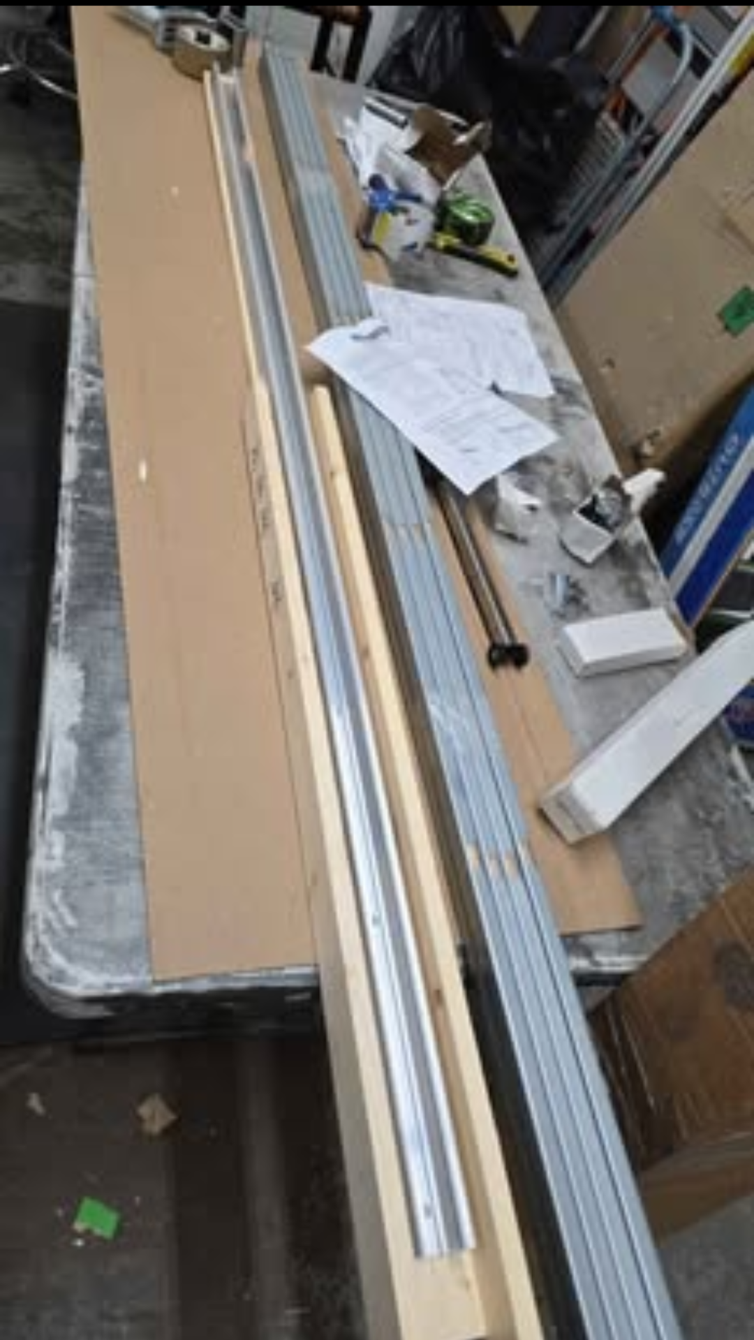 32X80in Sliding Pocket Door Frame and Rolling Hardware for 2X4 Studs Wall,Fit Door Width 24in~32in