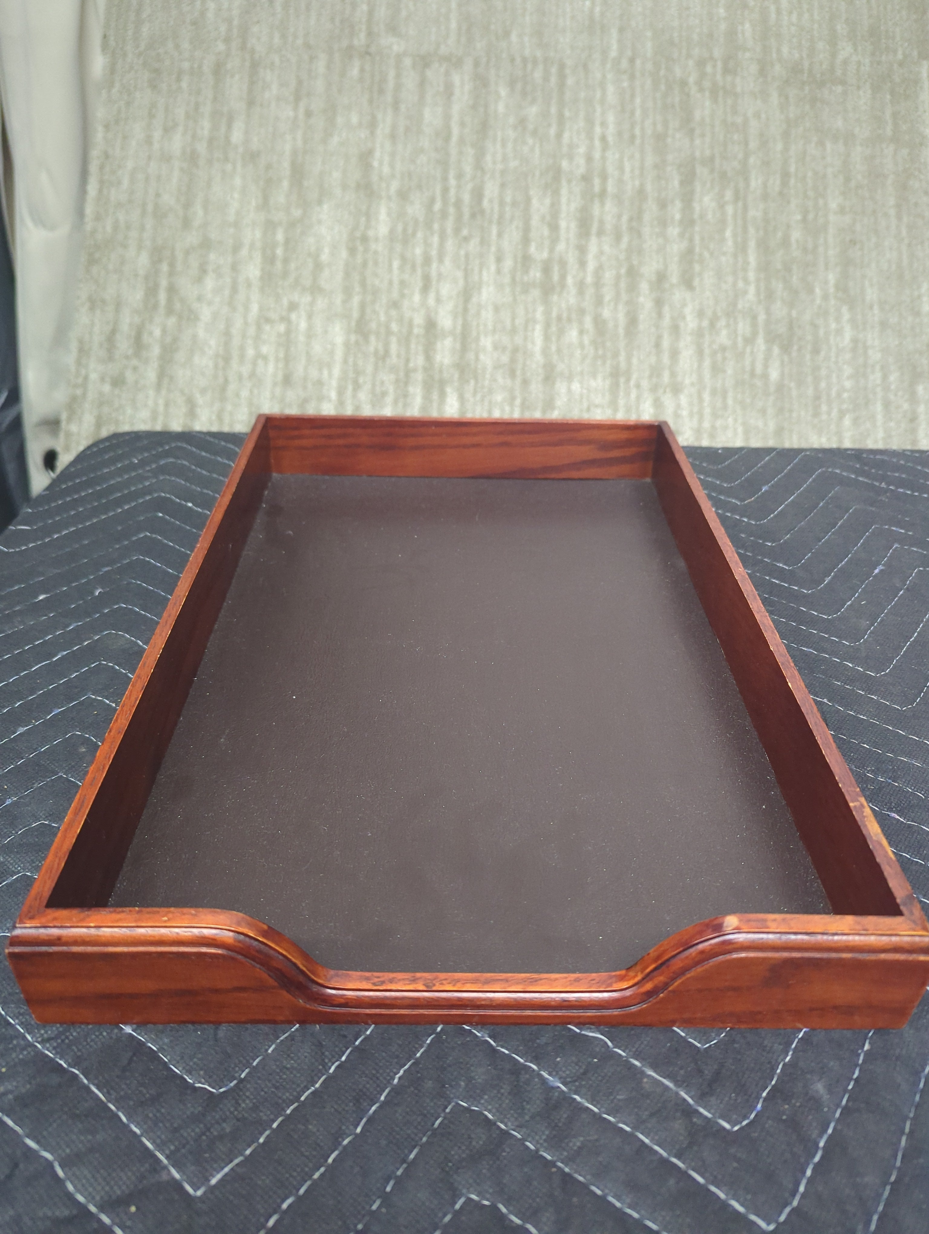 Vintage Wooden Tray for Organization