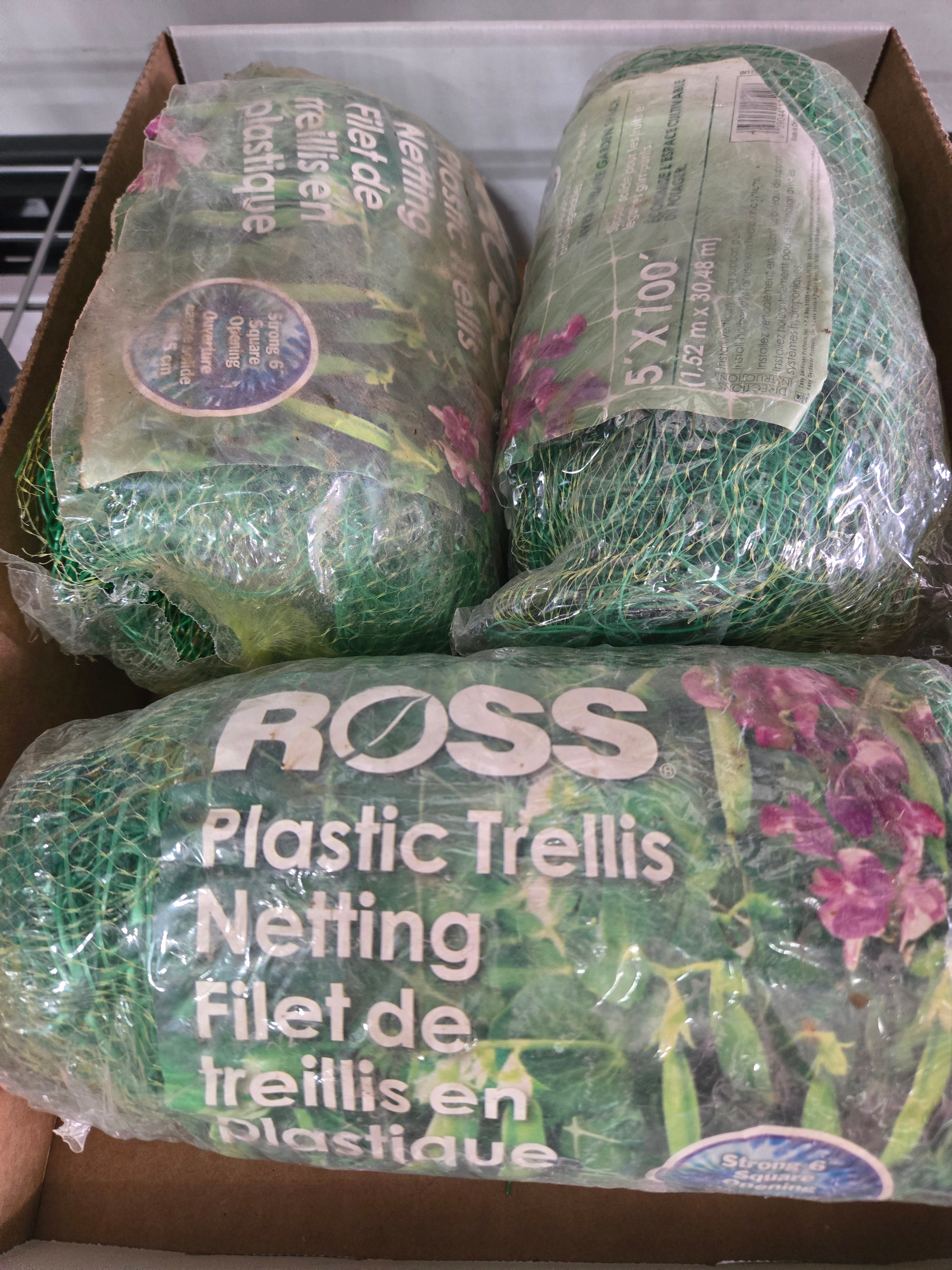 Ross Plastic Trellis Netting
