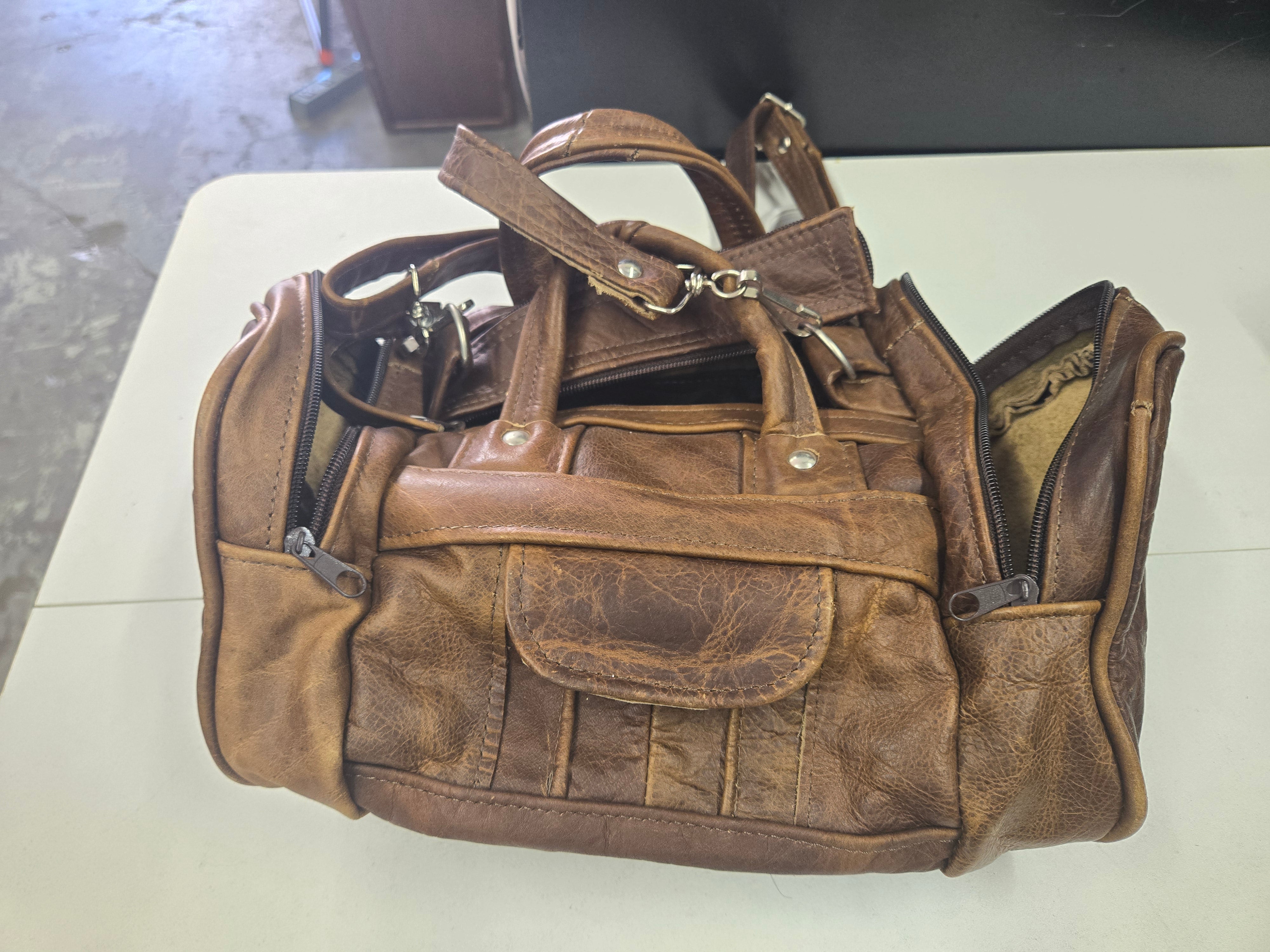 Vintage Brown Leather Bag