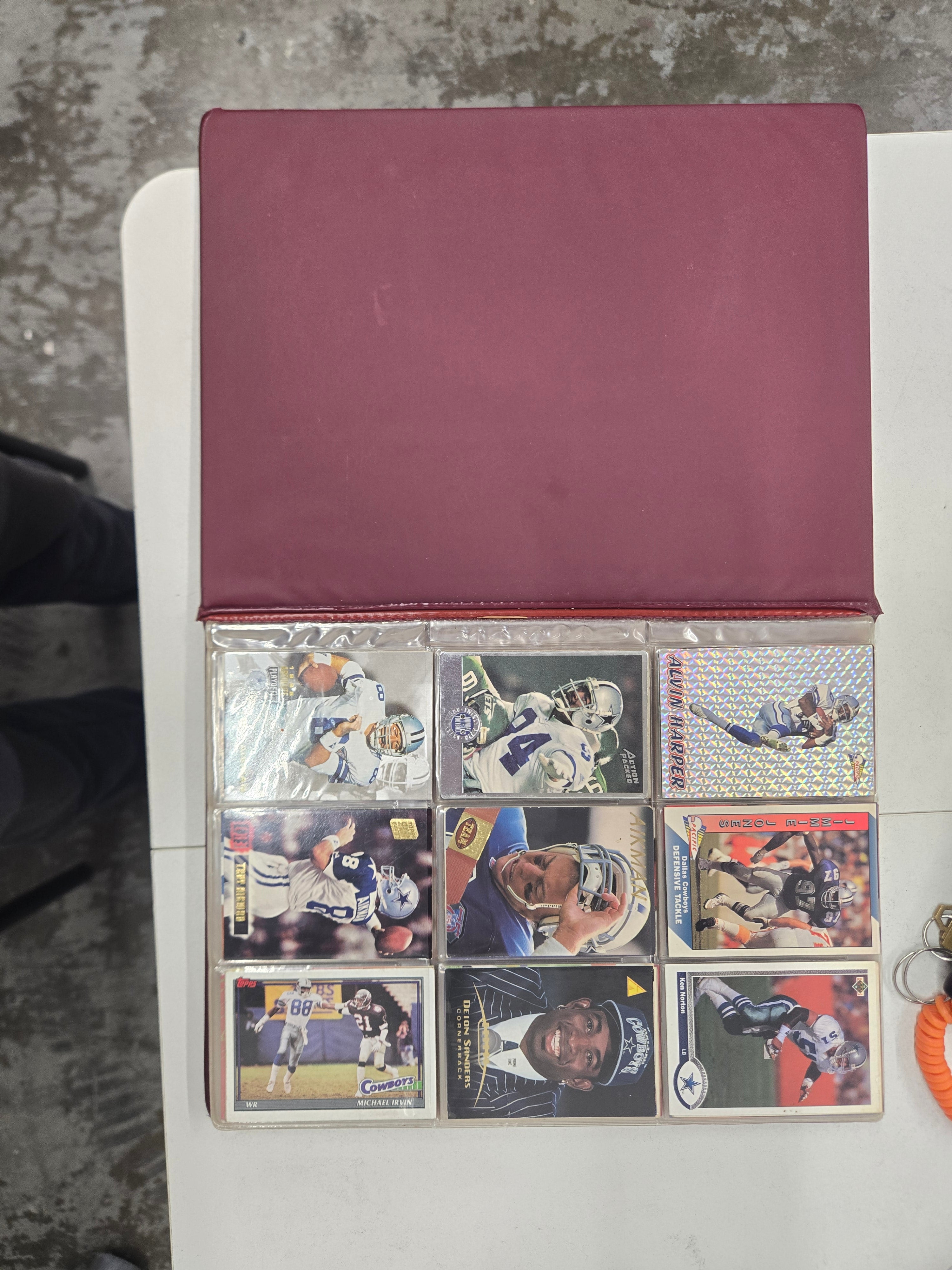 80s-90s Football Trading Card Collection