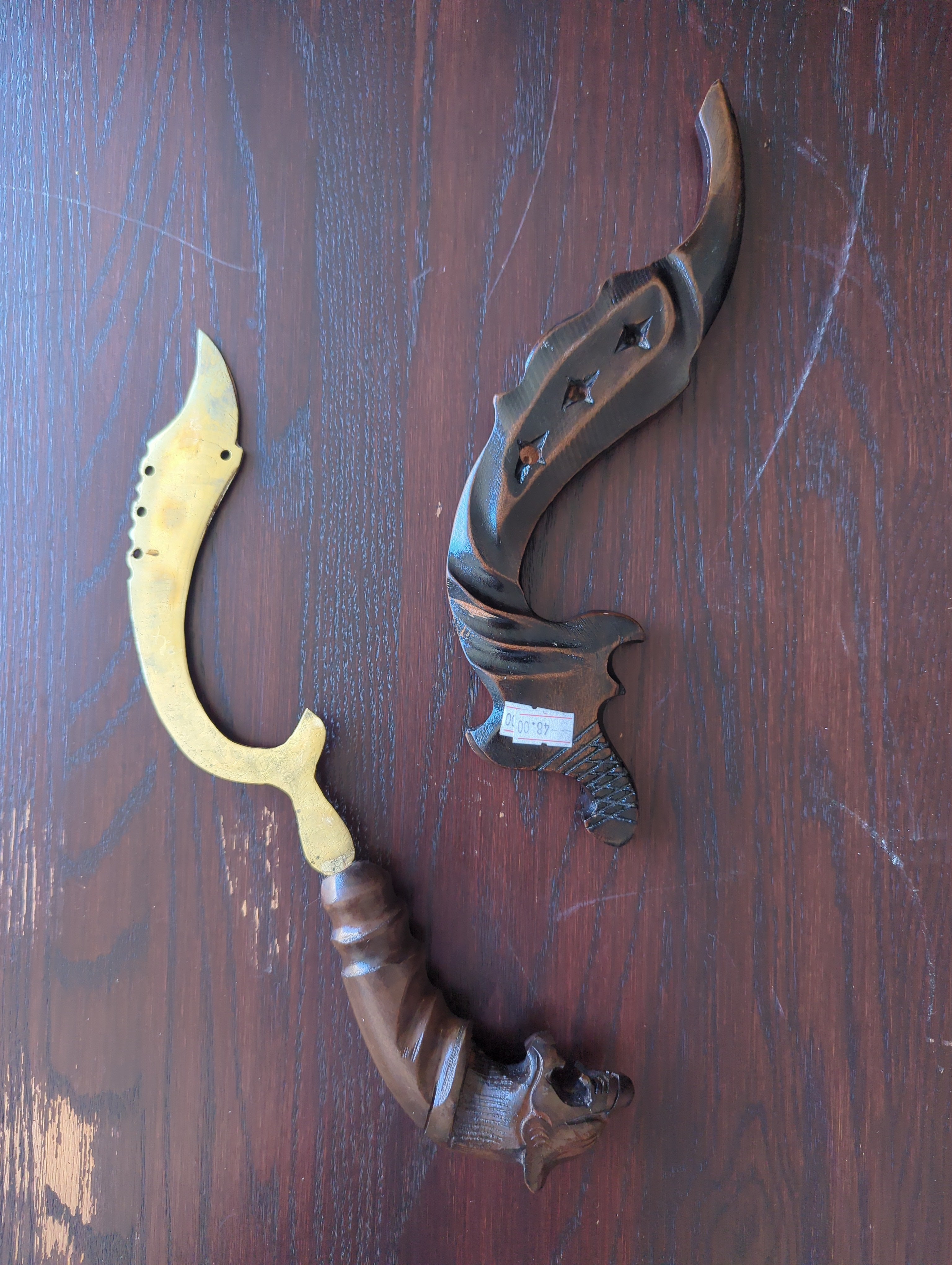Traditional Wooden Kujang Knife/Sword