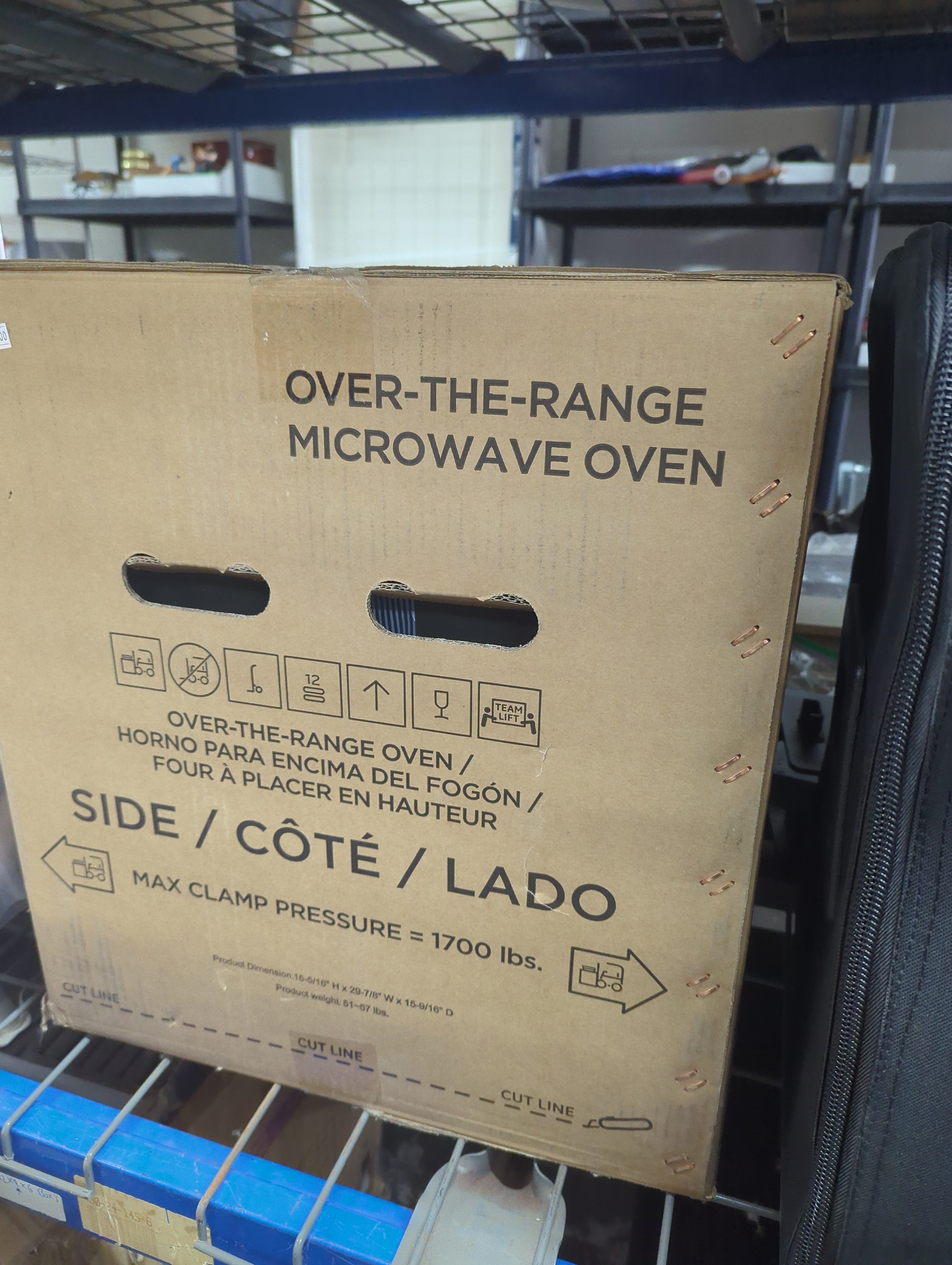 GE Over the Range Microwave Oven
