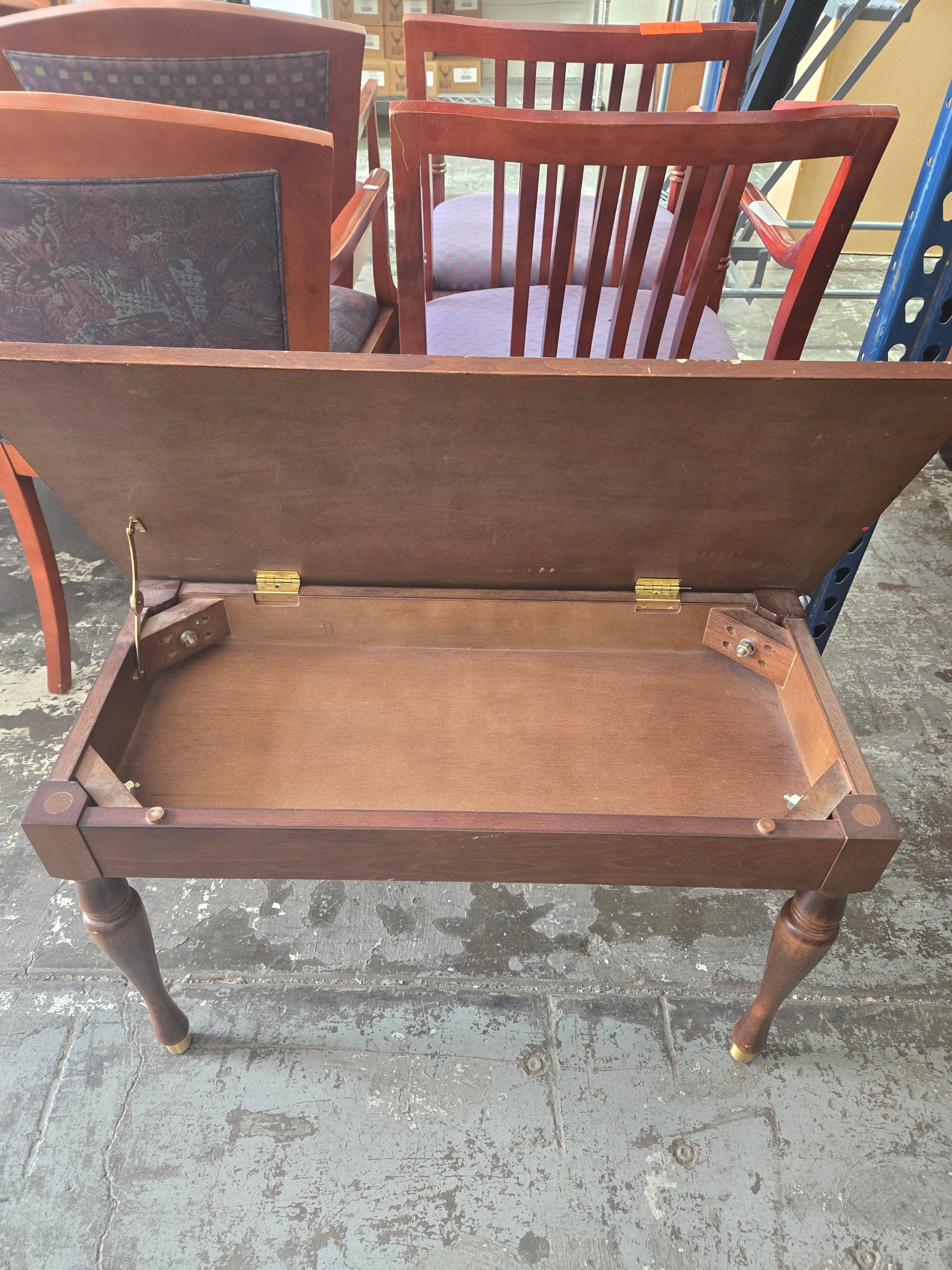 Antique Coffee Table And Storage