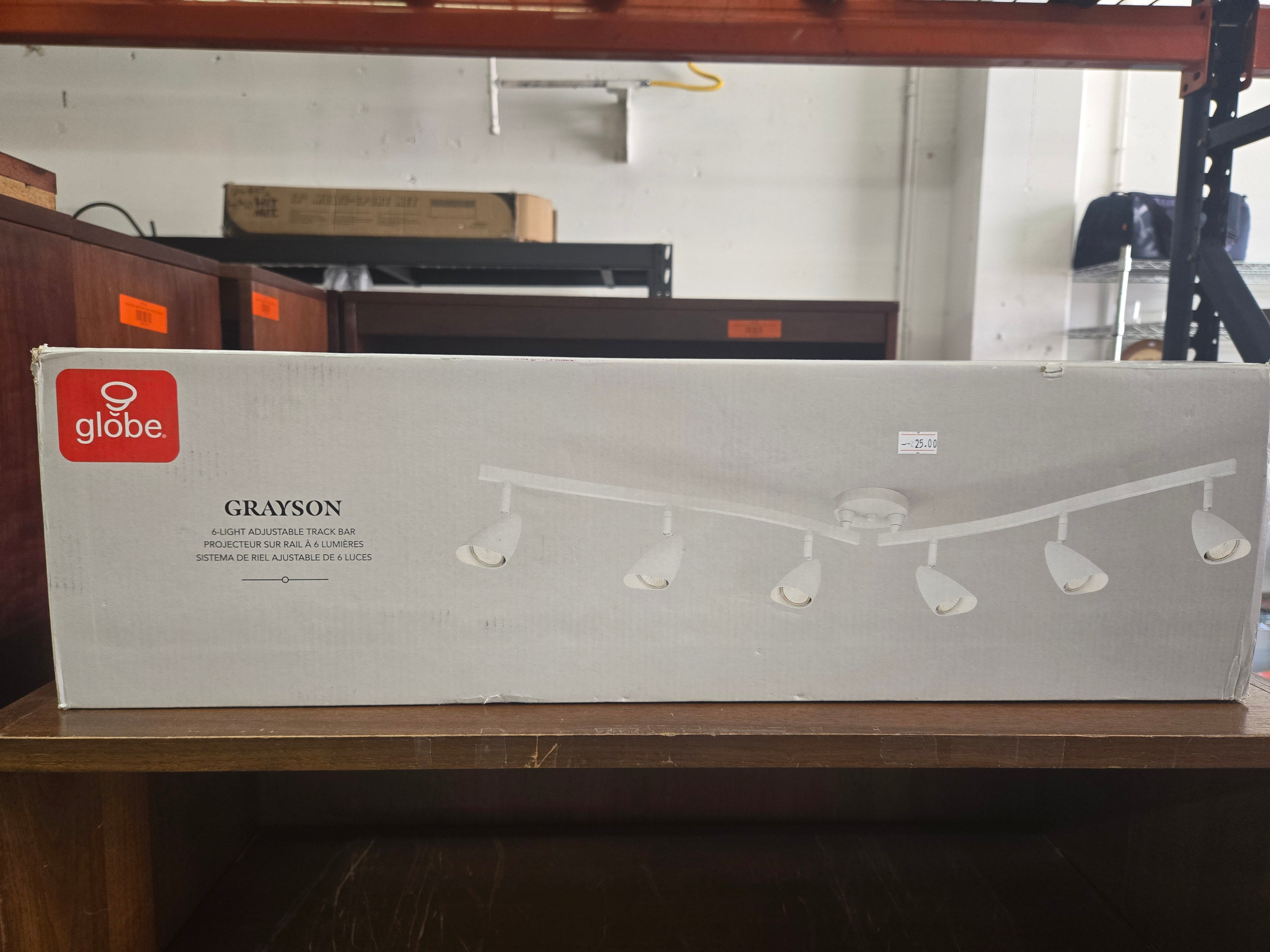 Grayson 6-Light Adjustbale Track Bar Lights